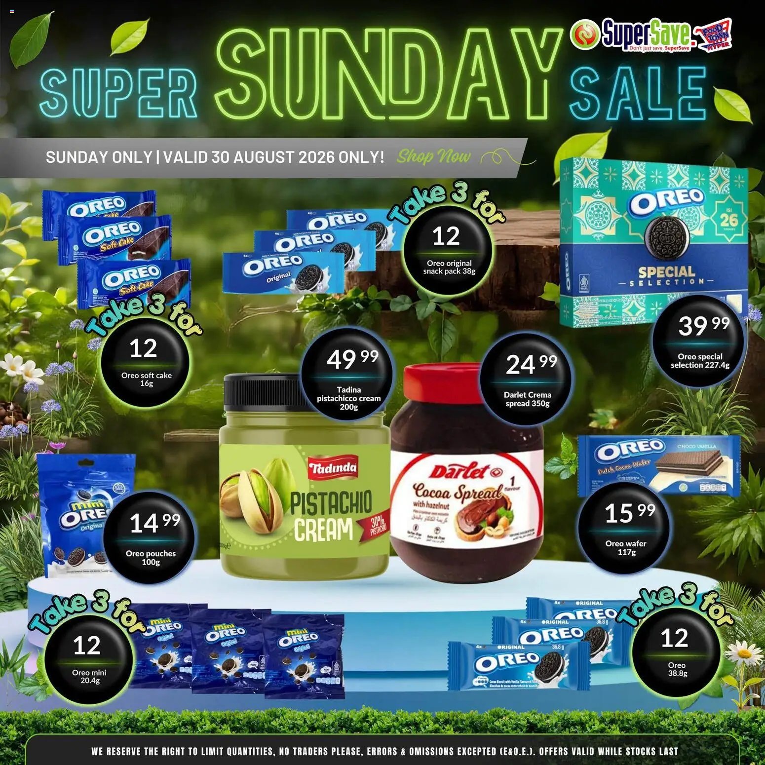 Super Save Sunday Savings