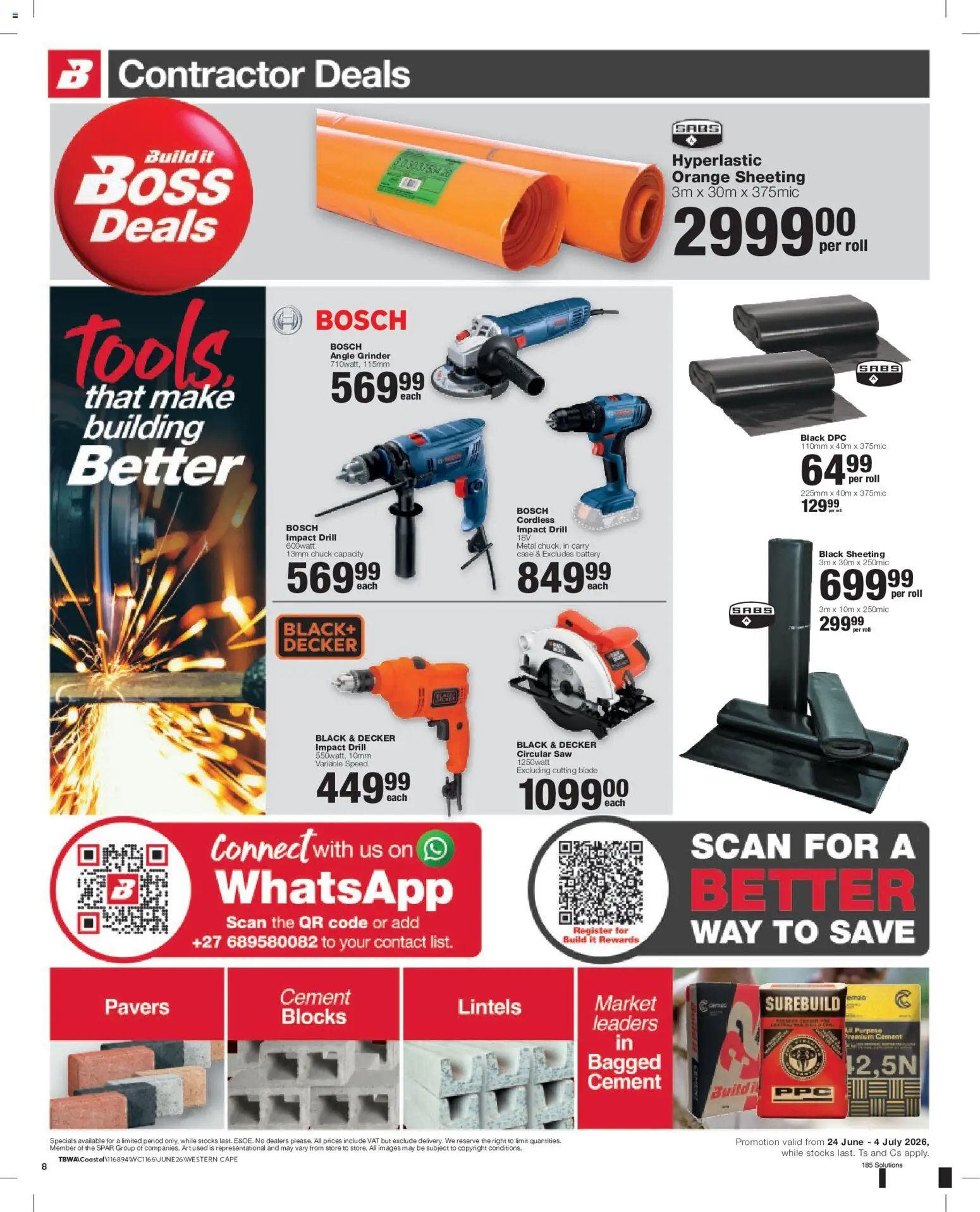 Build It Western Cape - Specials
