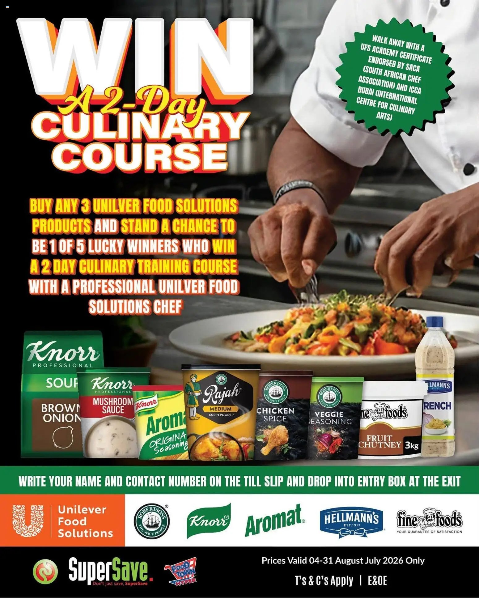 Super Save Catering specials - Amazing deals