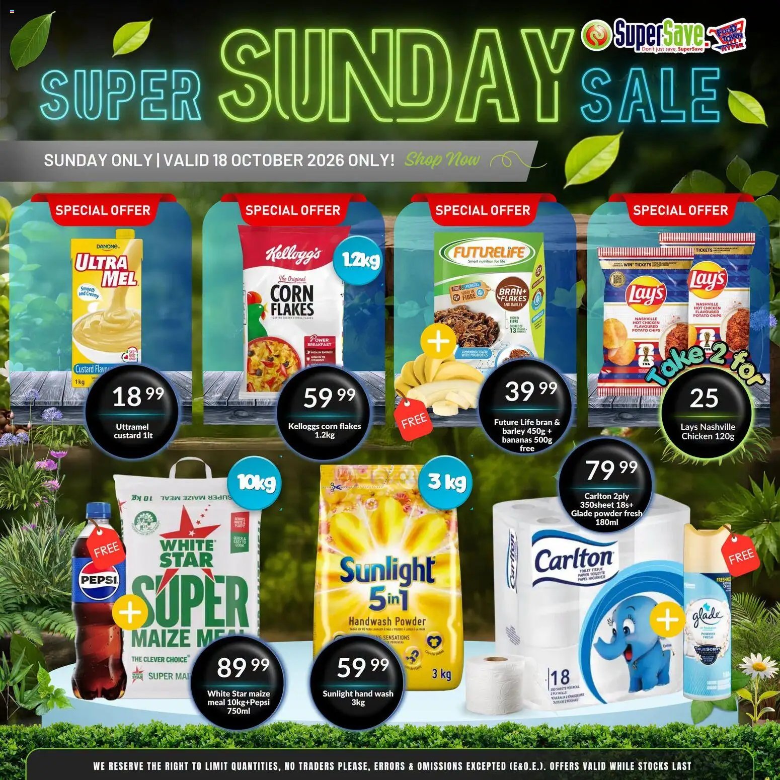 Super Save Sunday Savings