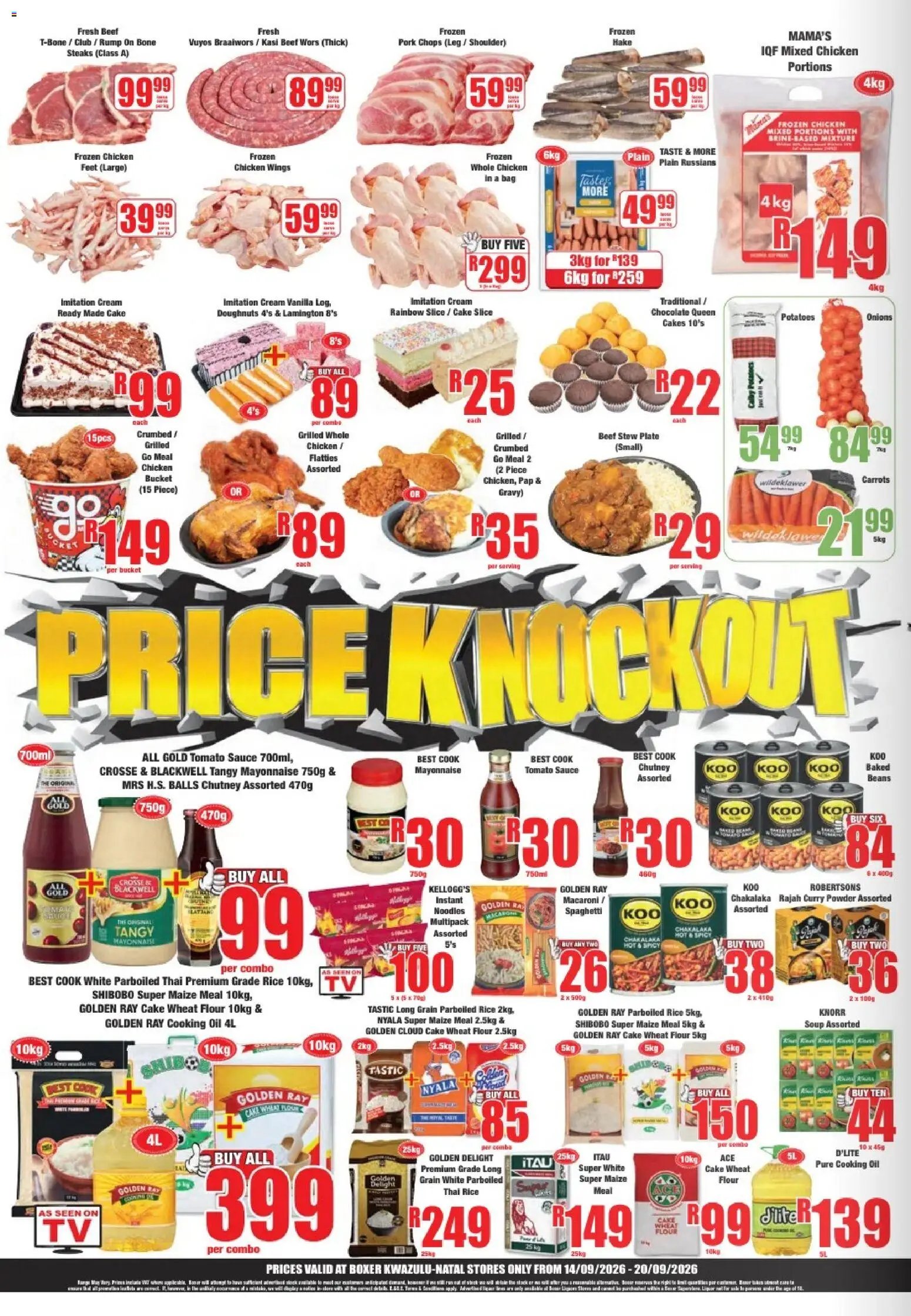 Boxer Weekly Specials