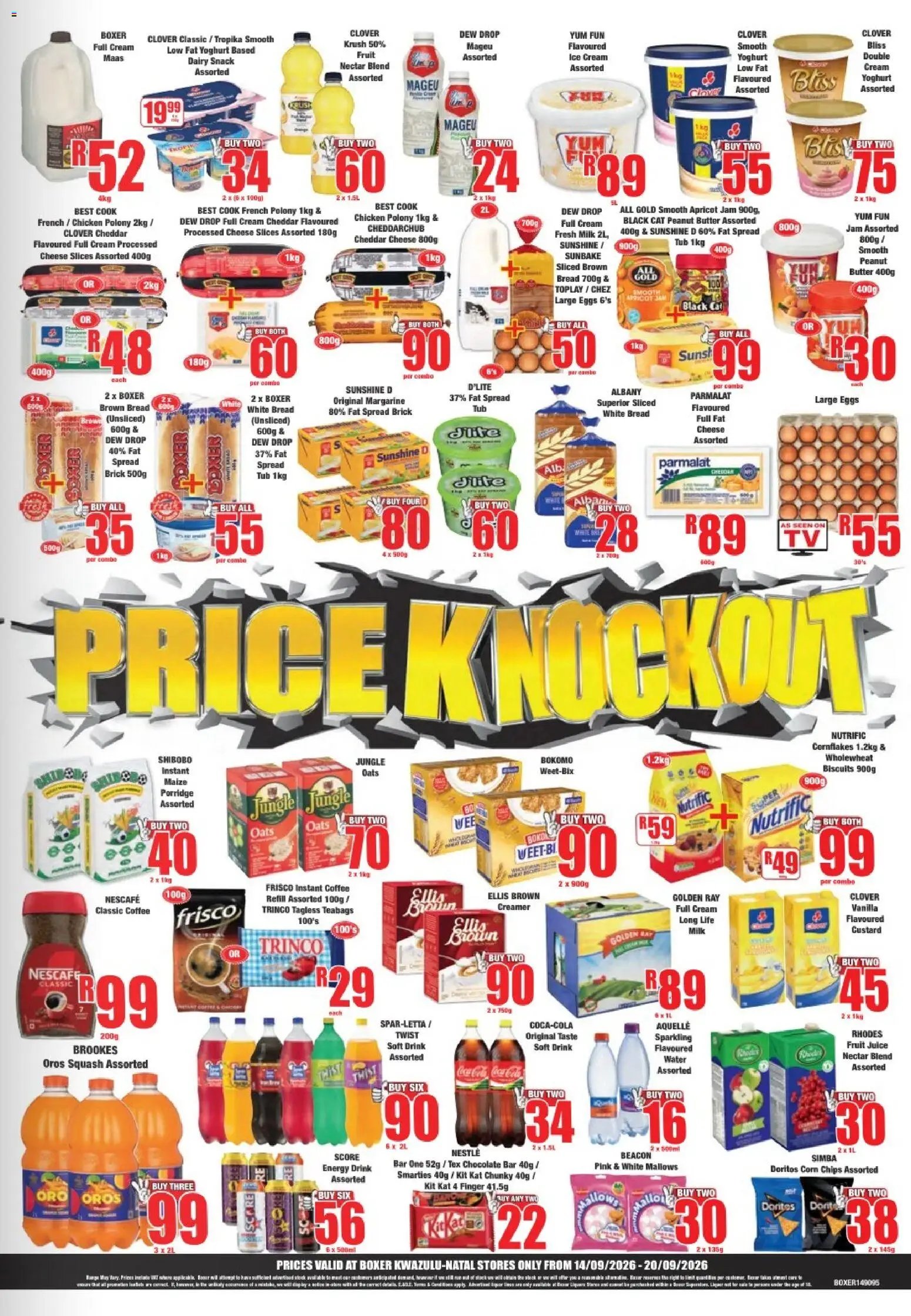 Boxer Weekly Specials