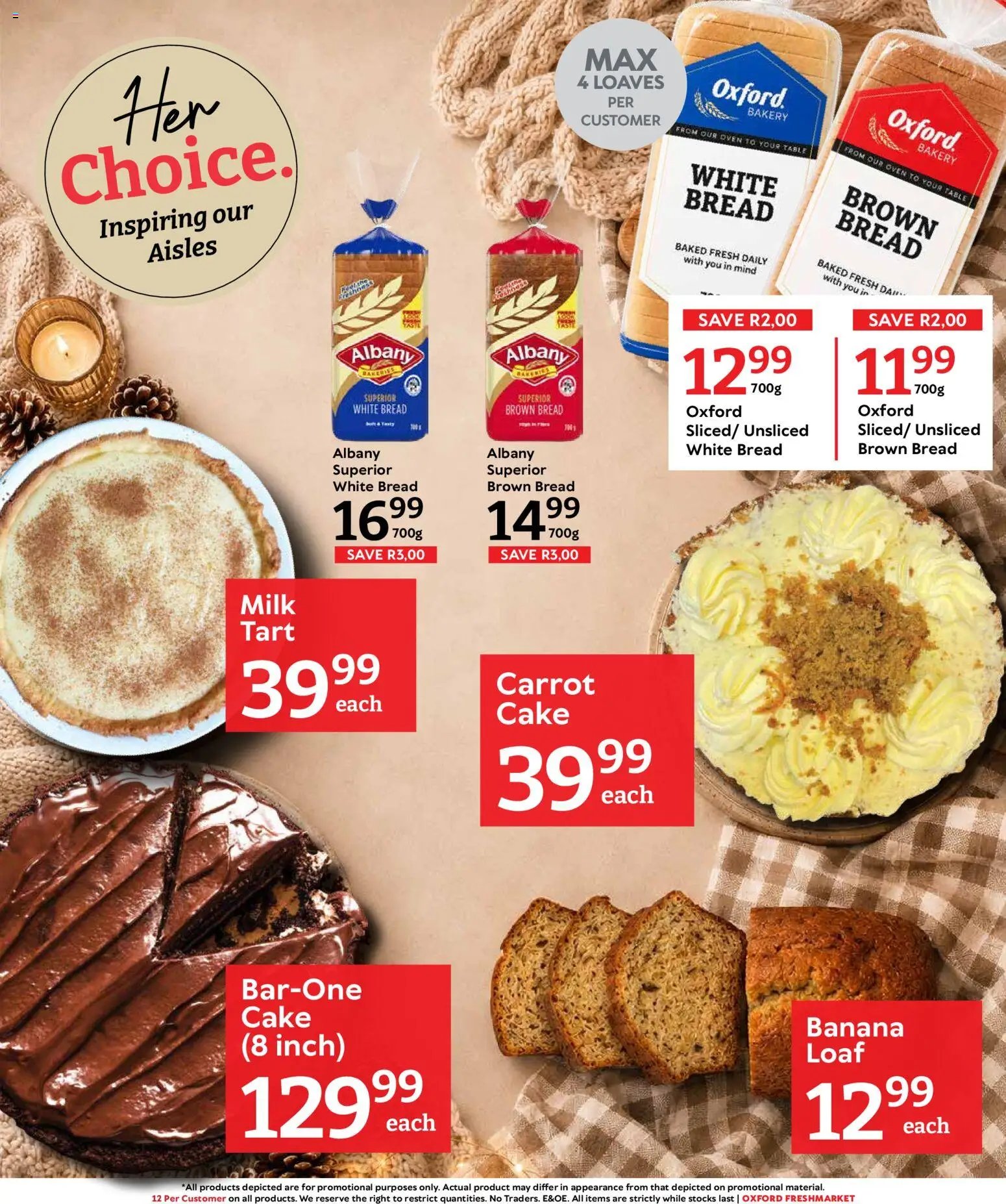 Oxford Freshmarket Specials