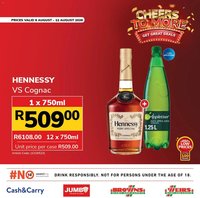 Jumbo Major savings liquor specials