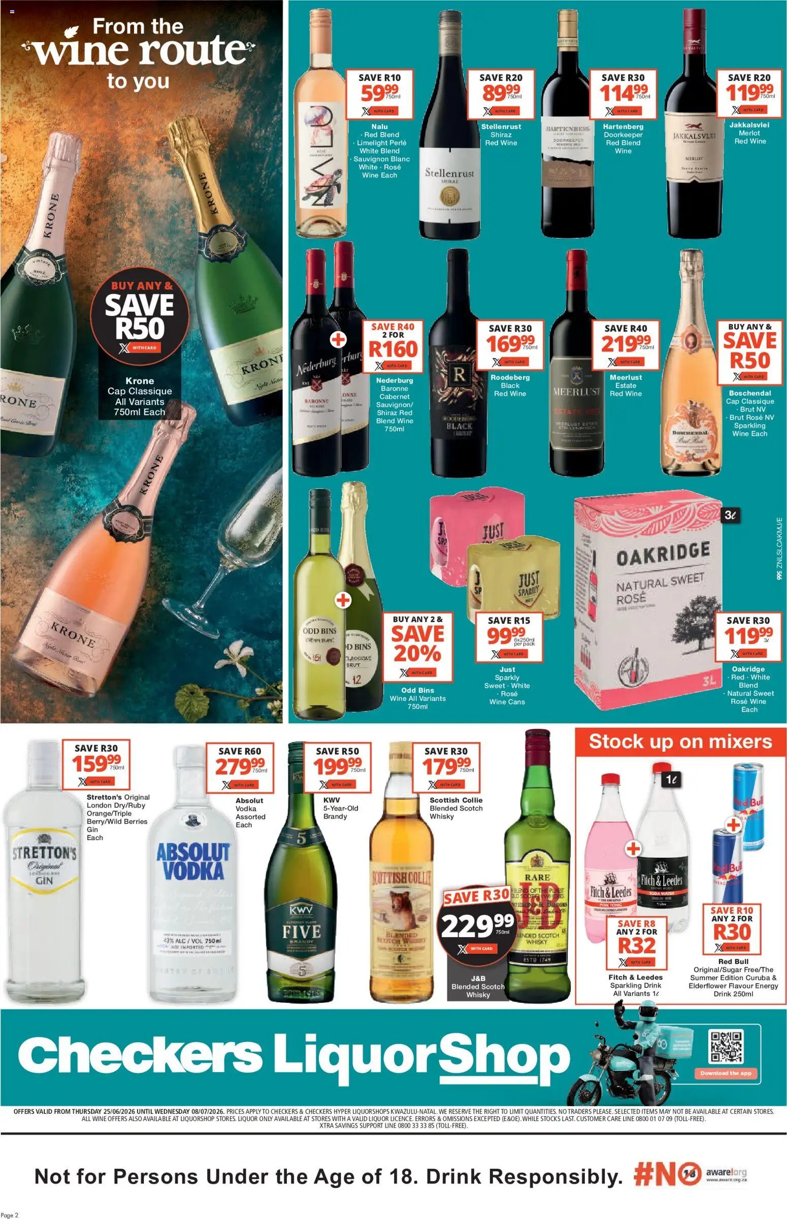 Checkers Kwazulu-Natal - LiquorShop XXL Savings Promotion