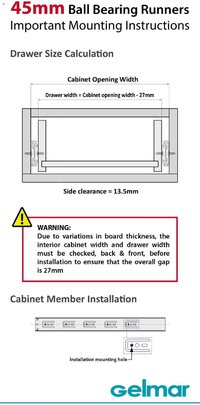 Gelmar - 45mm Ball Bearing Runner