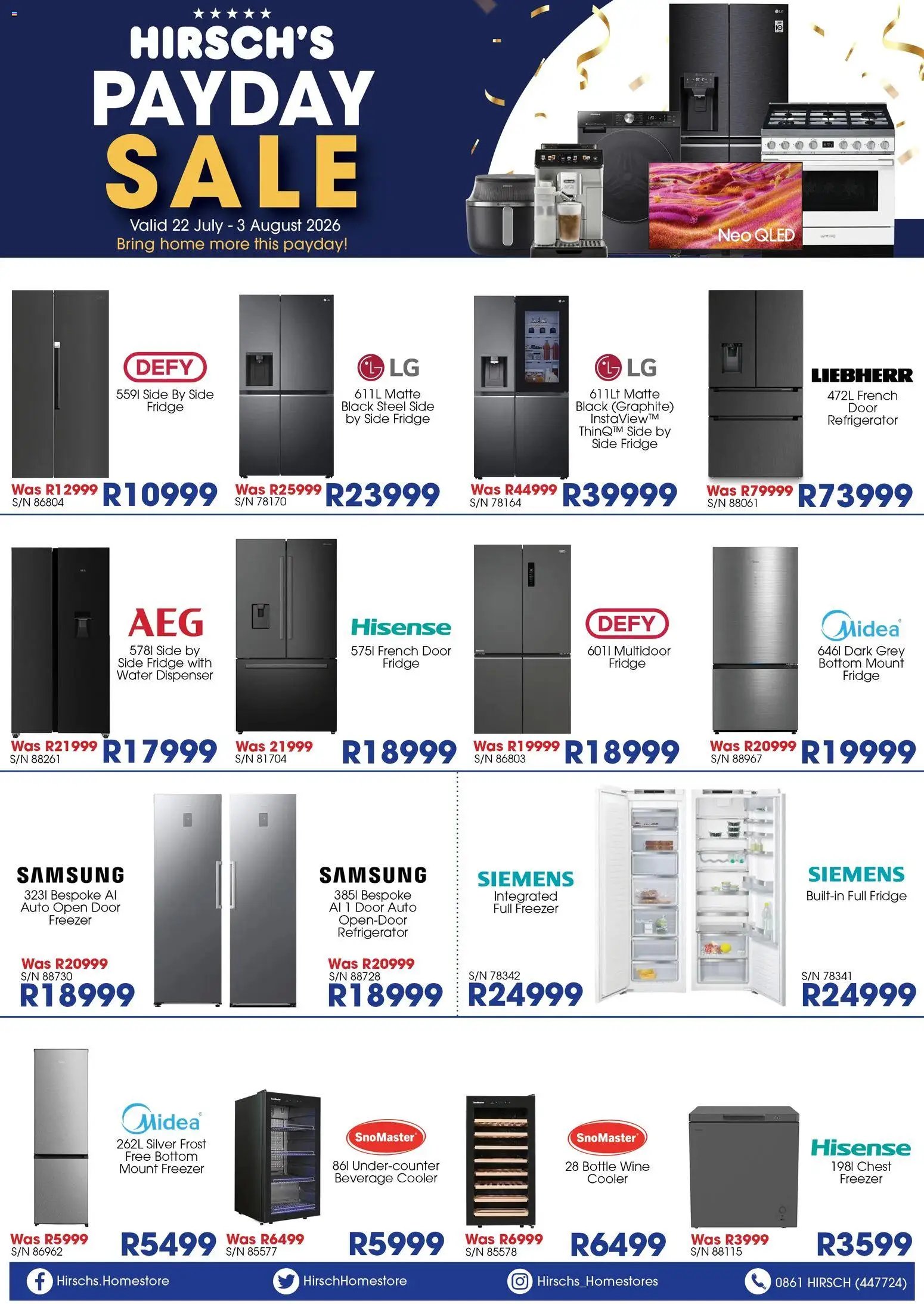 Hirsch's Specials