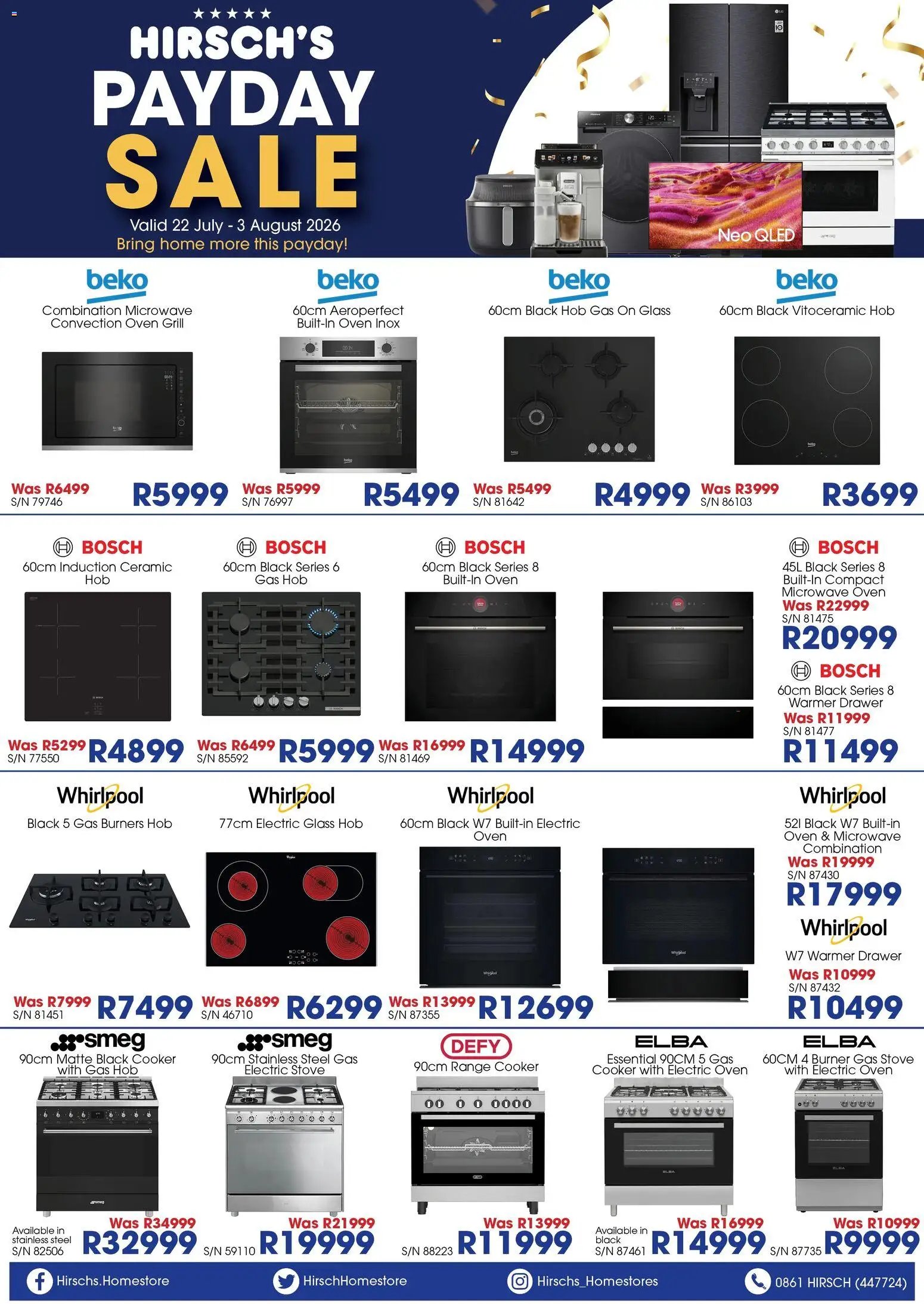 Hirsch's Specials