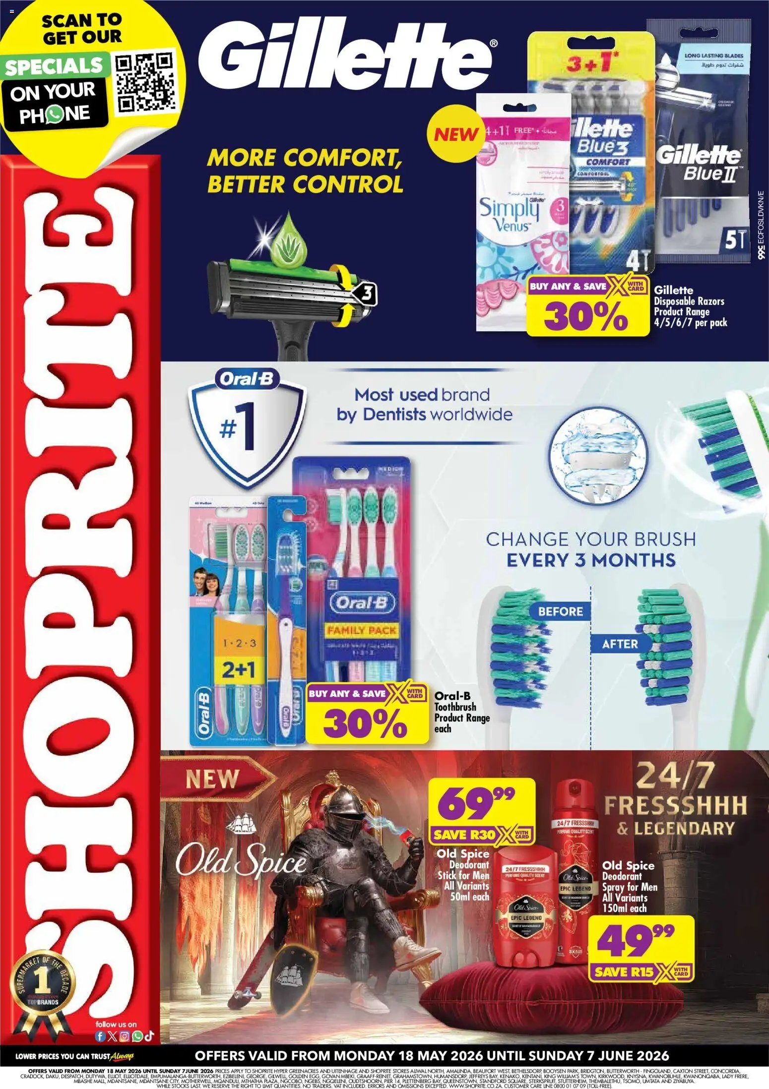 Shoprite - Eastern Cape - Personal Care Essentials