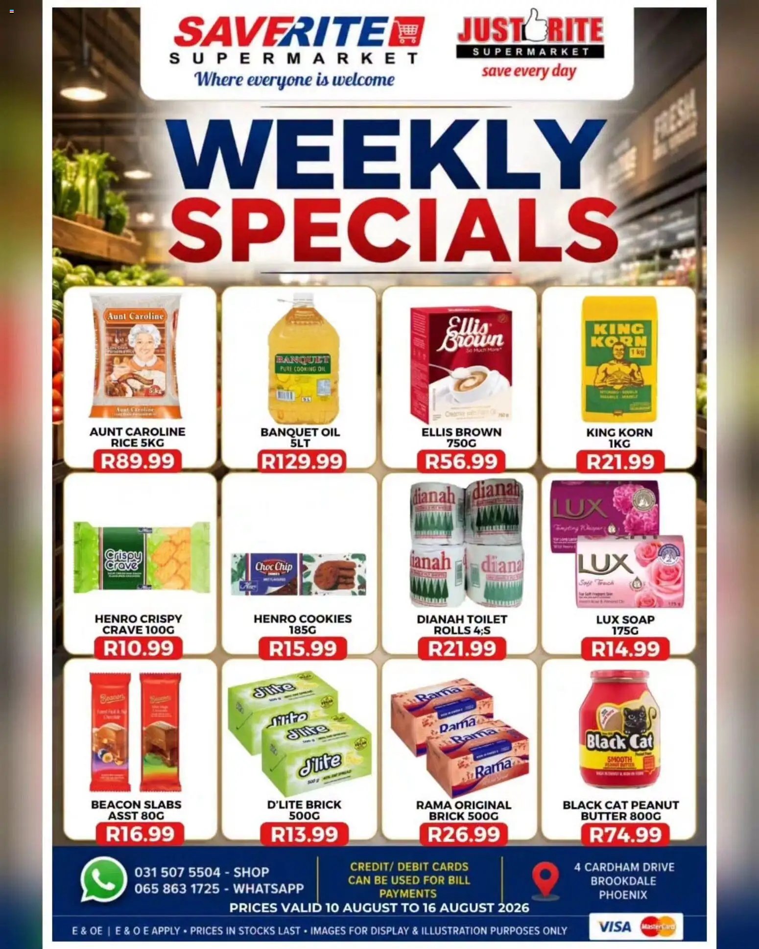Saverite Specials