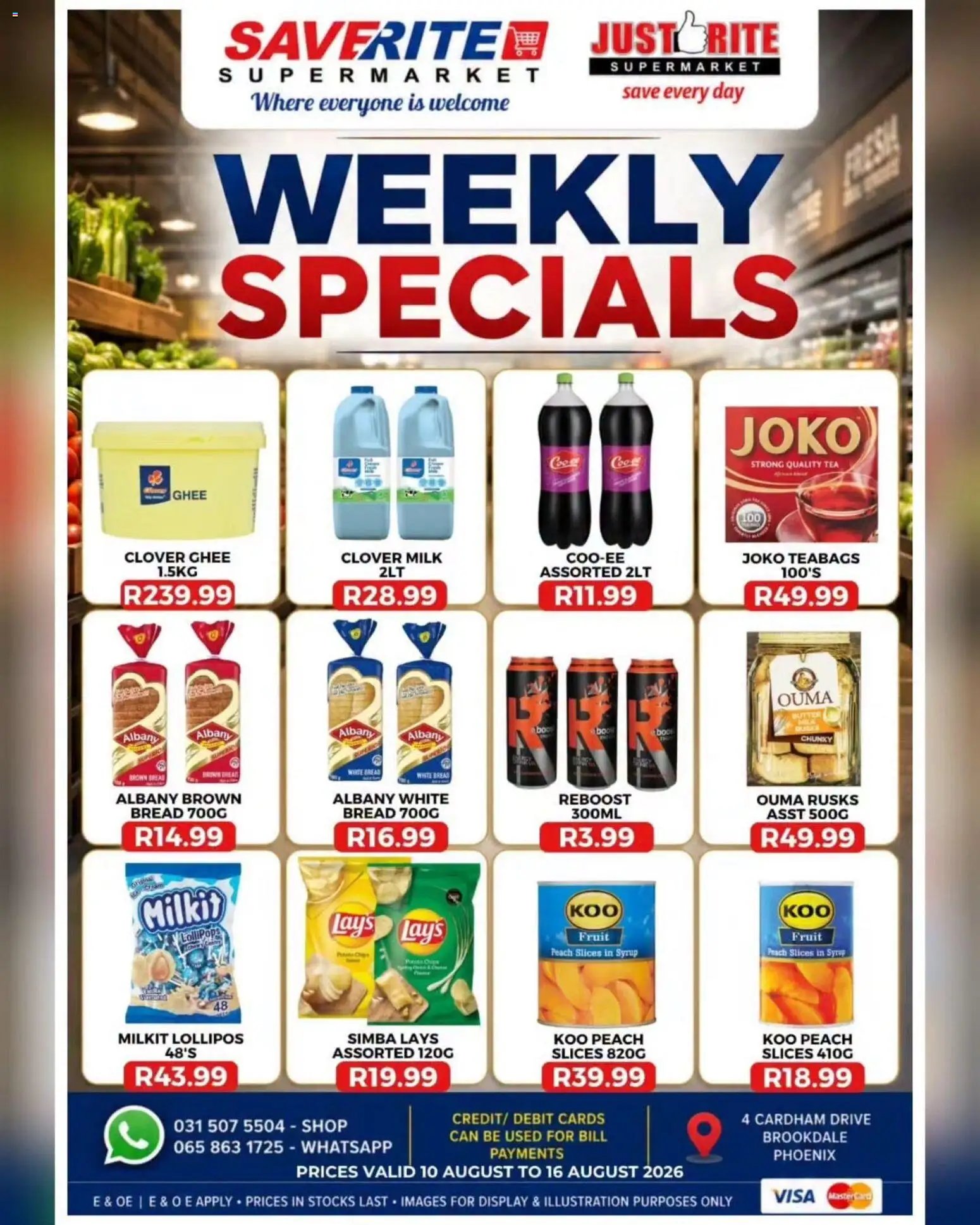 Saverite Specials