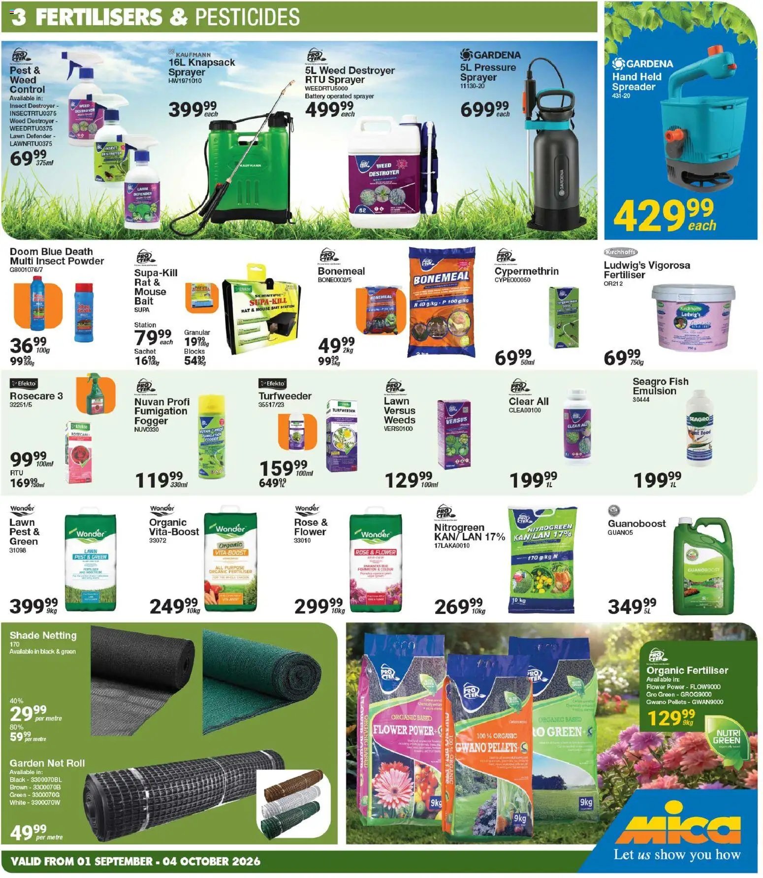 MICA Specials