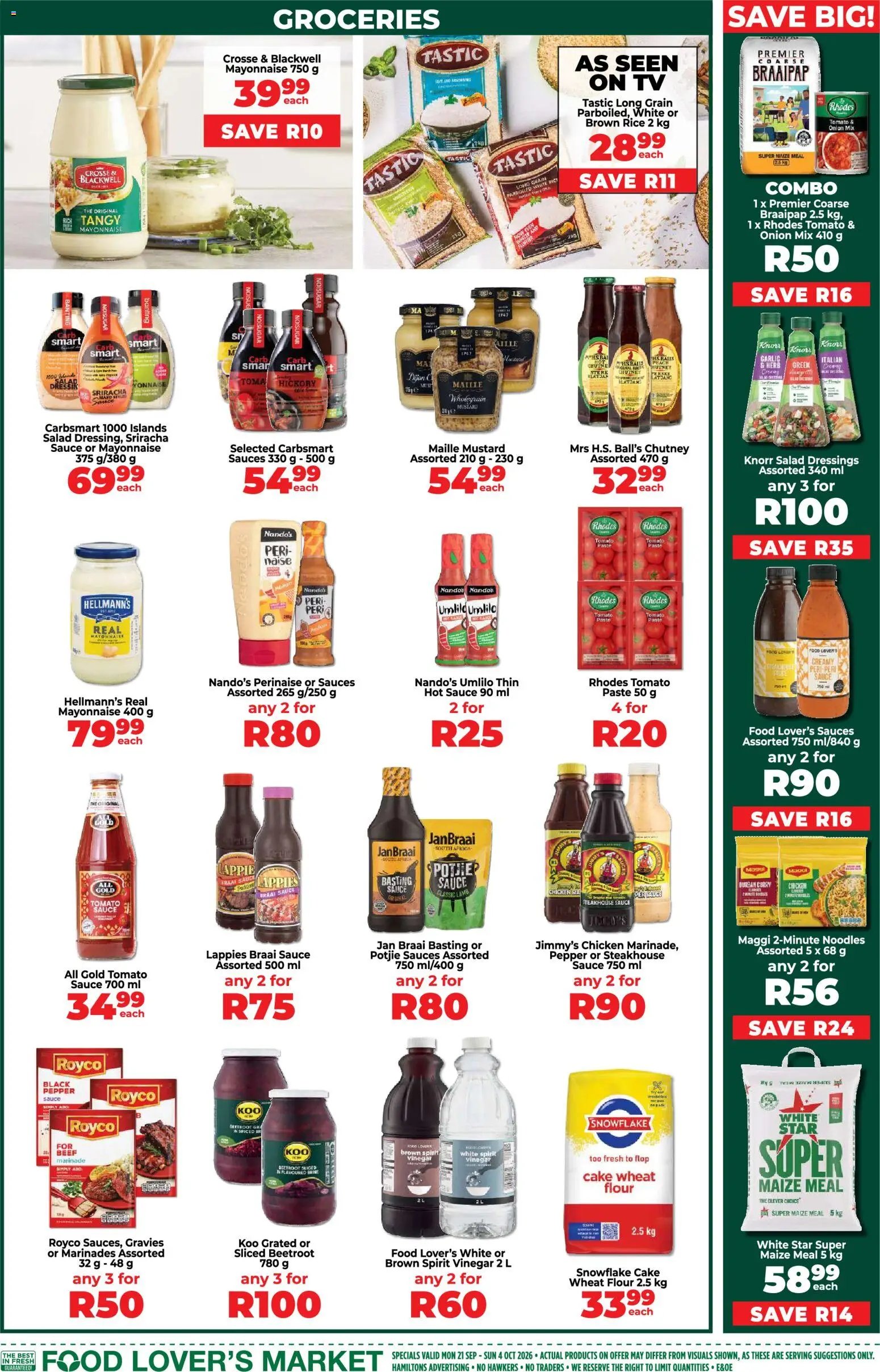 Food Lover's Market Inland Provinces - Weekly Specials