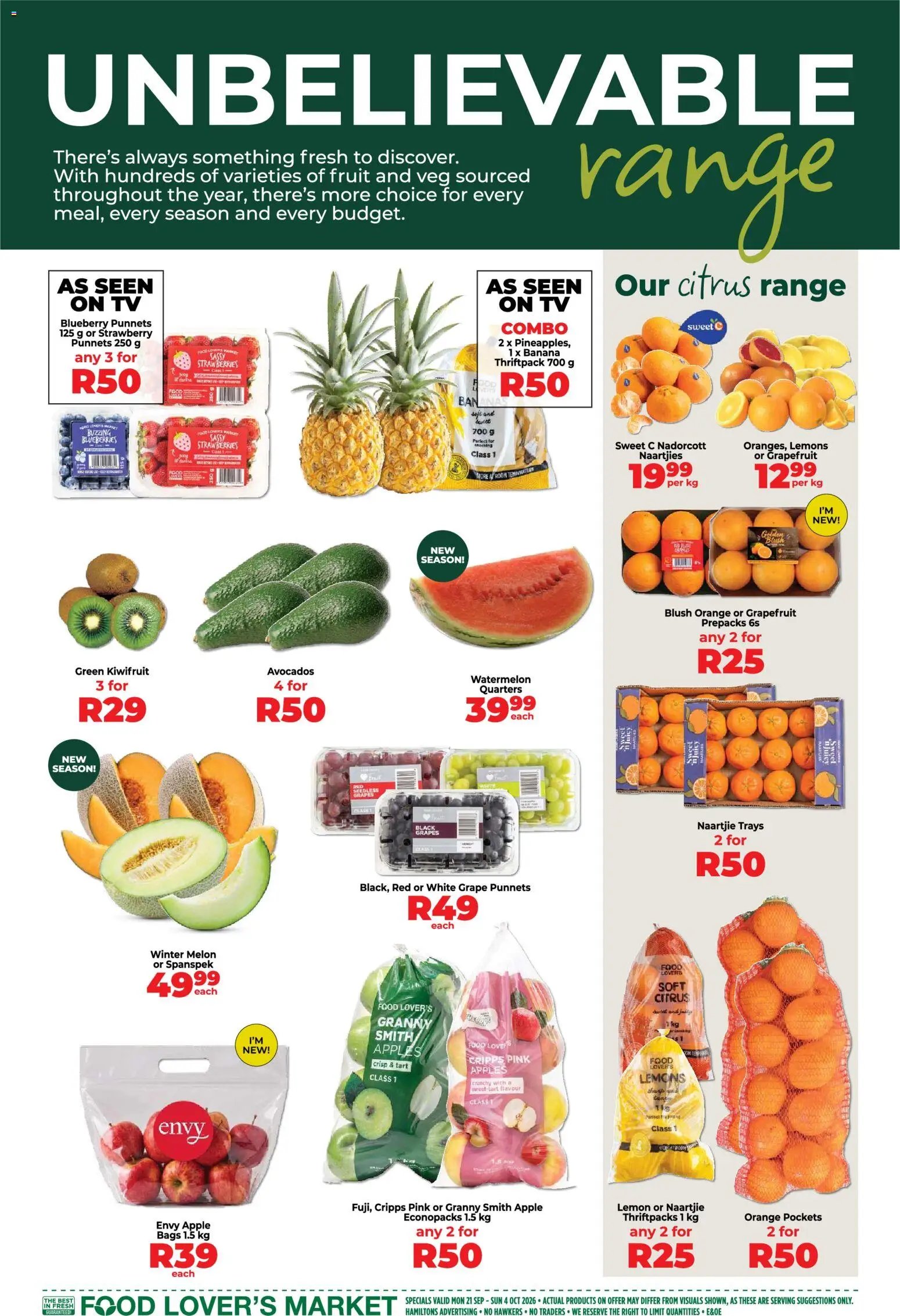 Food Lover's Market Inland Provinces - Weekly Specials
