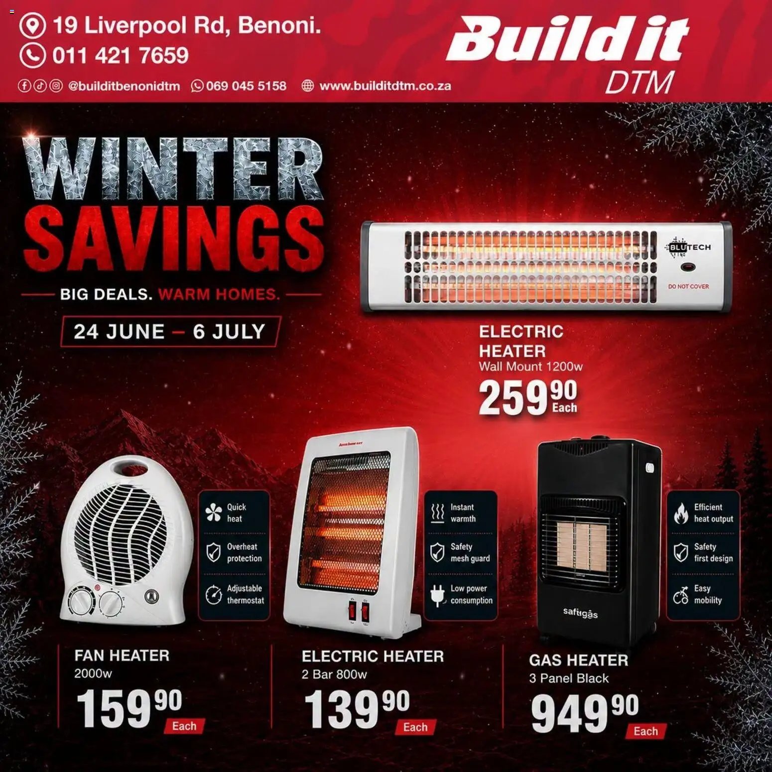 Build It Gauteng - Winter Savings. Big Deals. Warm Homes.
