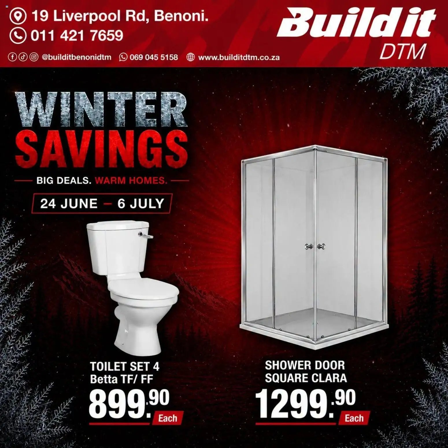 Build It Gauteng - Winter Savings. Big Deals. Warm Homes.