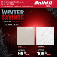 Build It Gauteng - Winter Savings. Big Deals. Warm Homes.