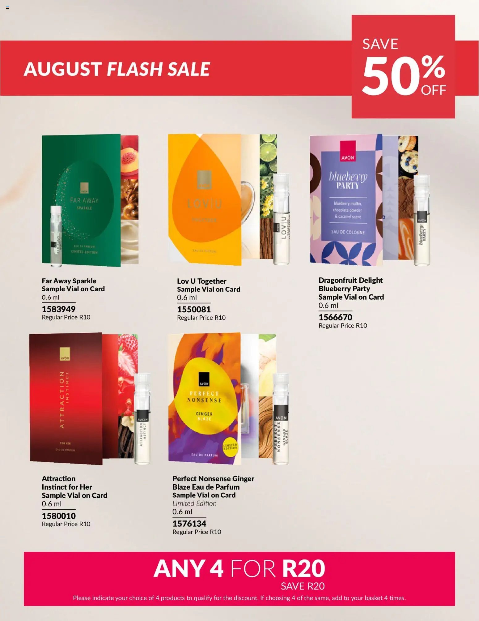 Avon - August Flash Sale