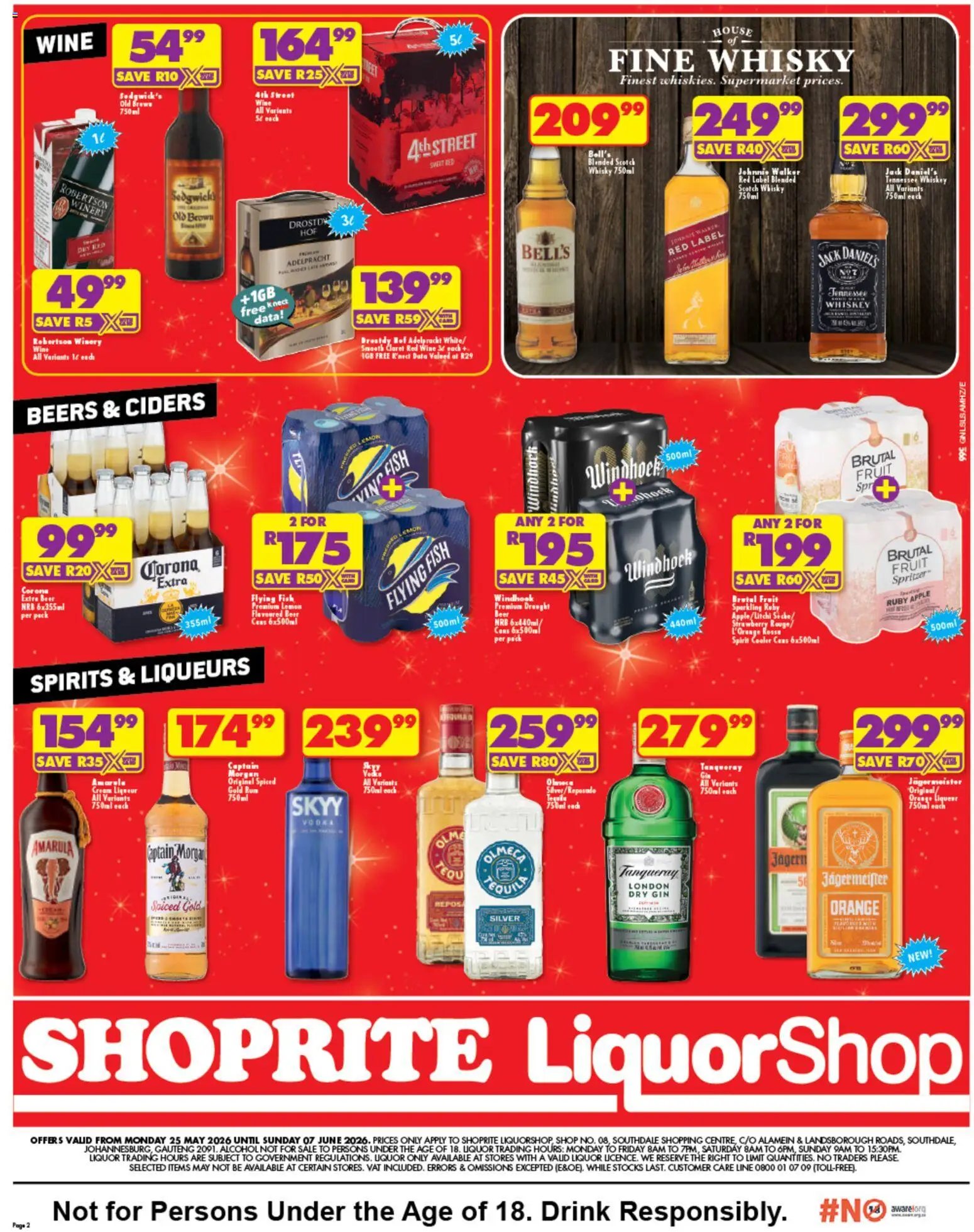 Shoprite Gauteng - LiquorShop Deals Store Opening Southdale