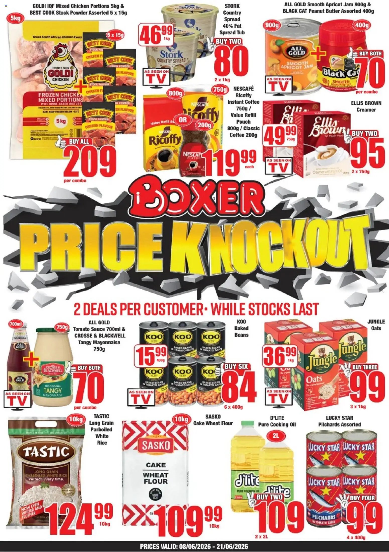 Boxer Eastern Cape - Specials