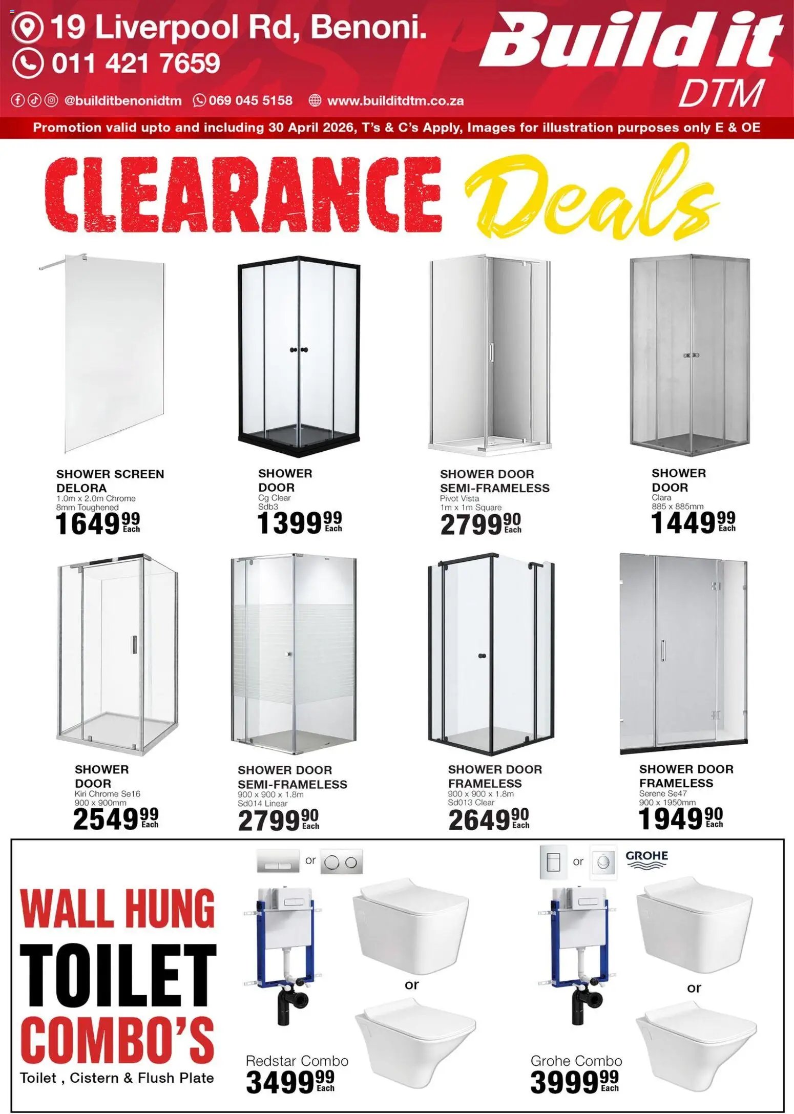 Build It Clearance Deals (2026-04-10 - 2026-04-30) | 1