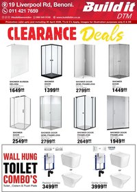 Build It Clearance Deals (2026-04-10 - 2026-04-30)