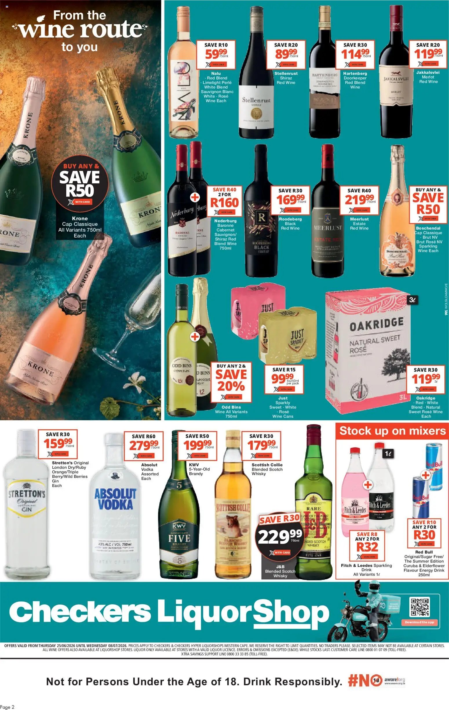 Checkers Western Cape - LiquorShop XXL Savings Promotion