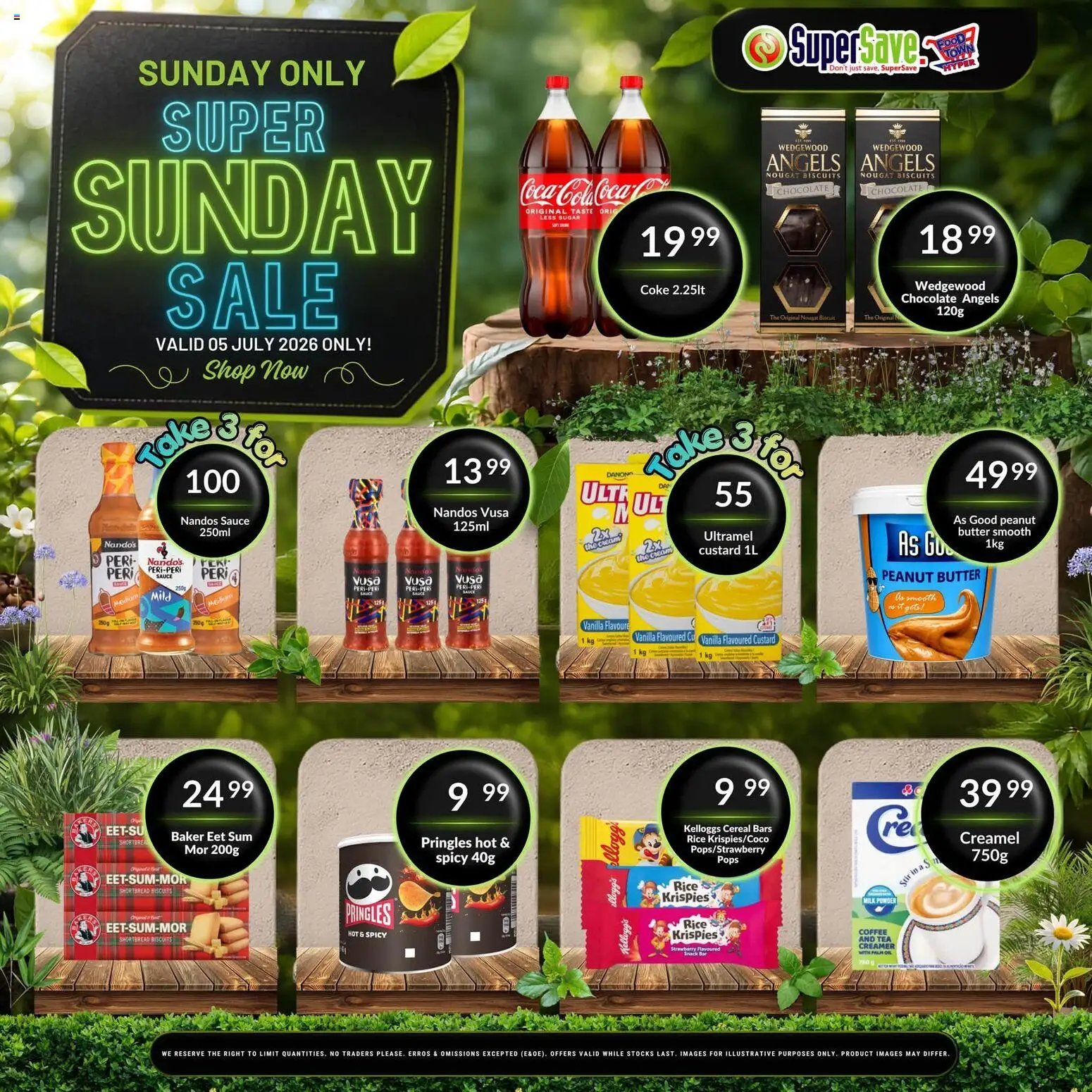 Super Save Sunday Savings