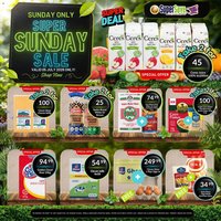 Super Save Sunday Savings