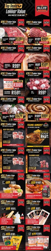 Bluff Meat Supply Top Deals. Lekker Value.