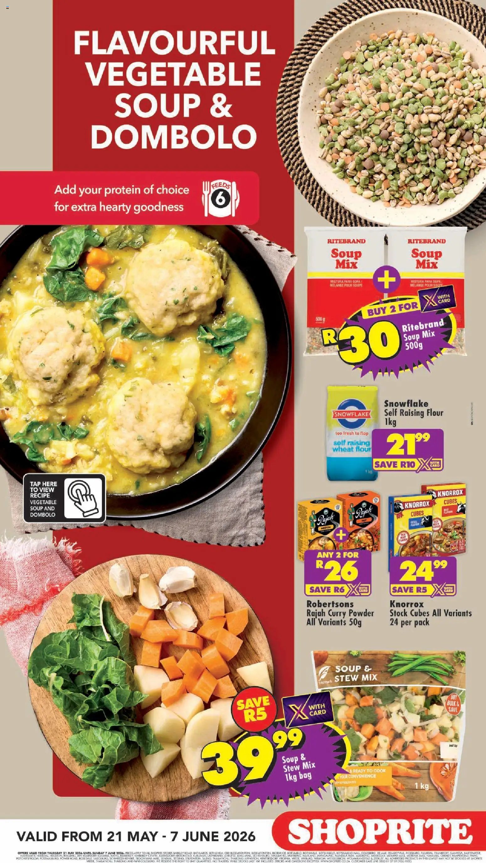 Shoprite - Northern Cape - Affordable Winter Meals