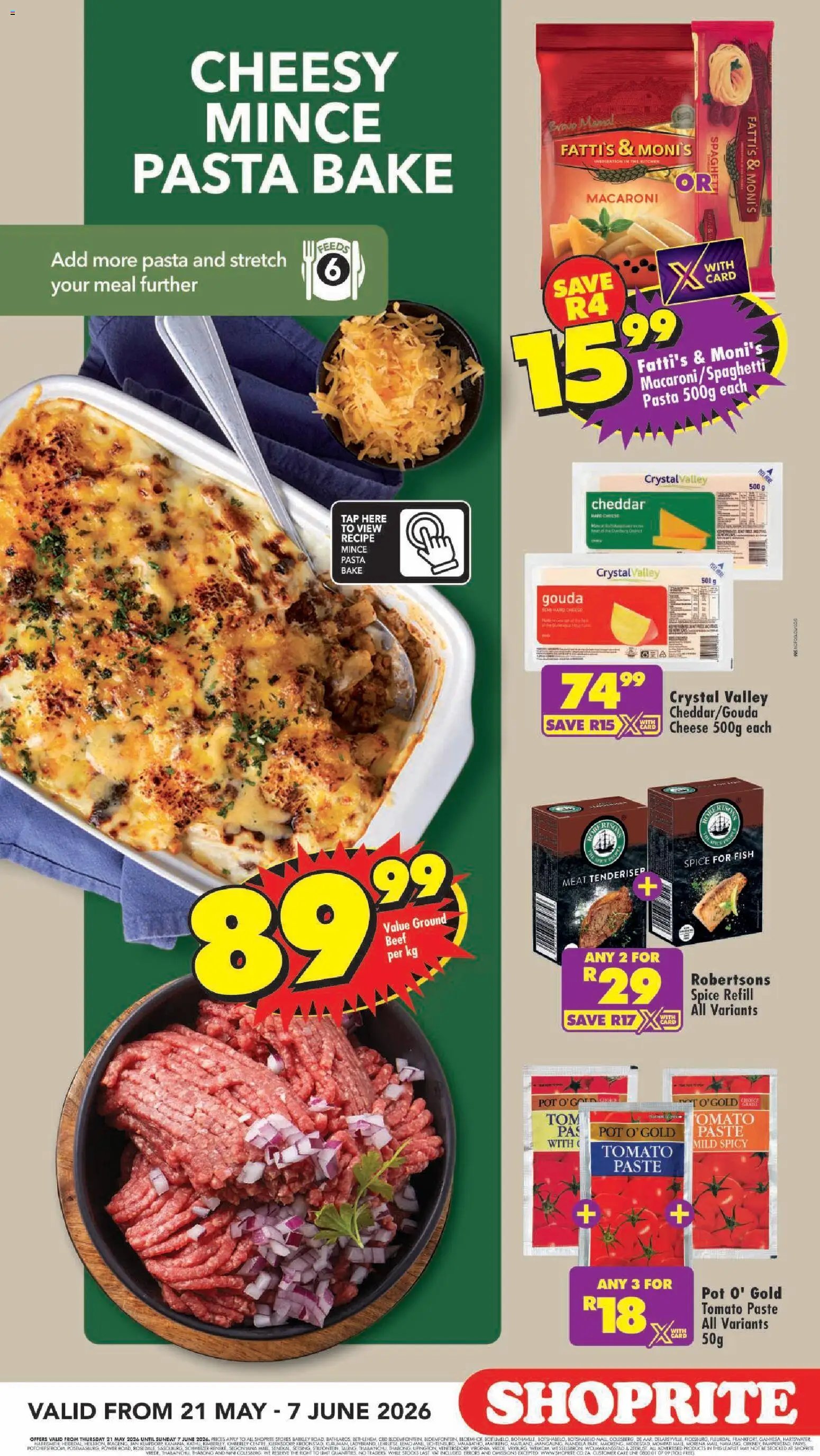 Shoprite - Northern Cape - Affordable Winter Meals