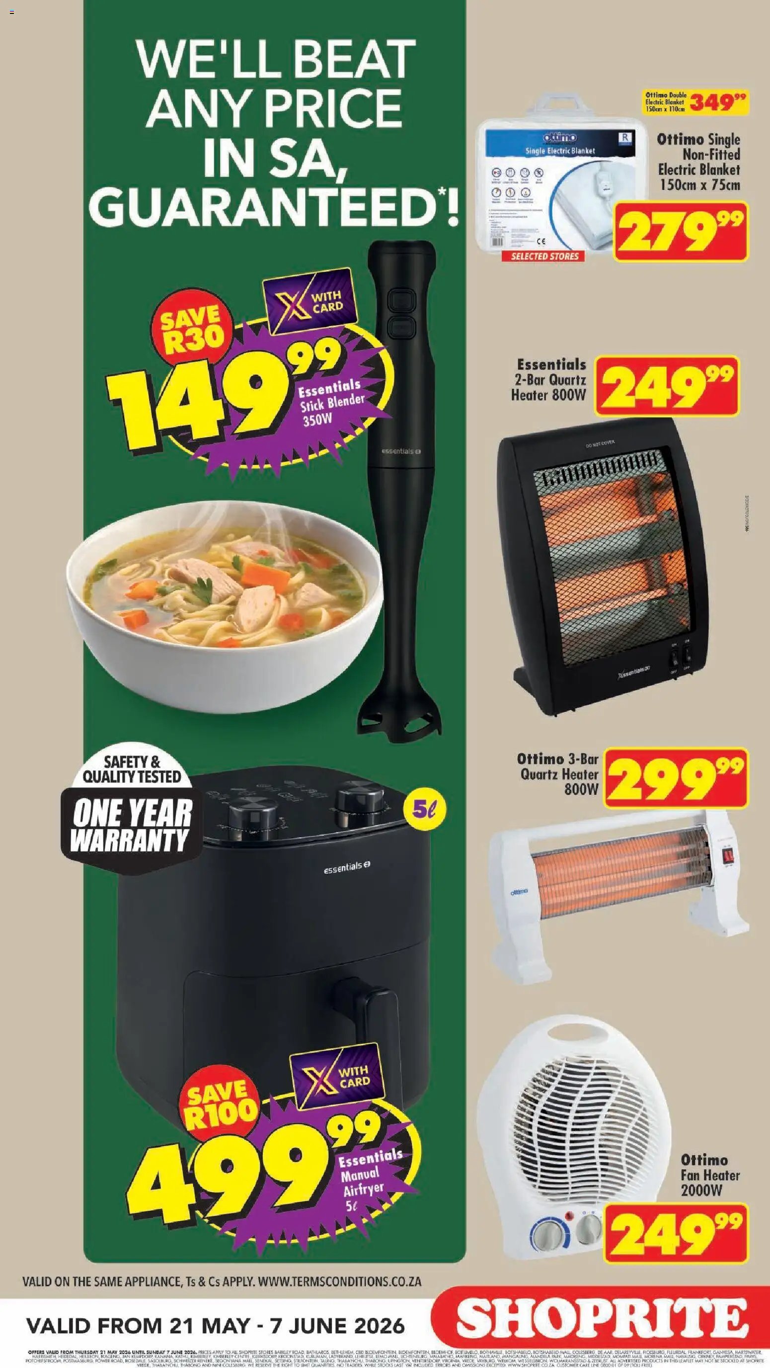 Shoprite - Northern Cape - Affordable Winter Meals