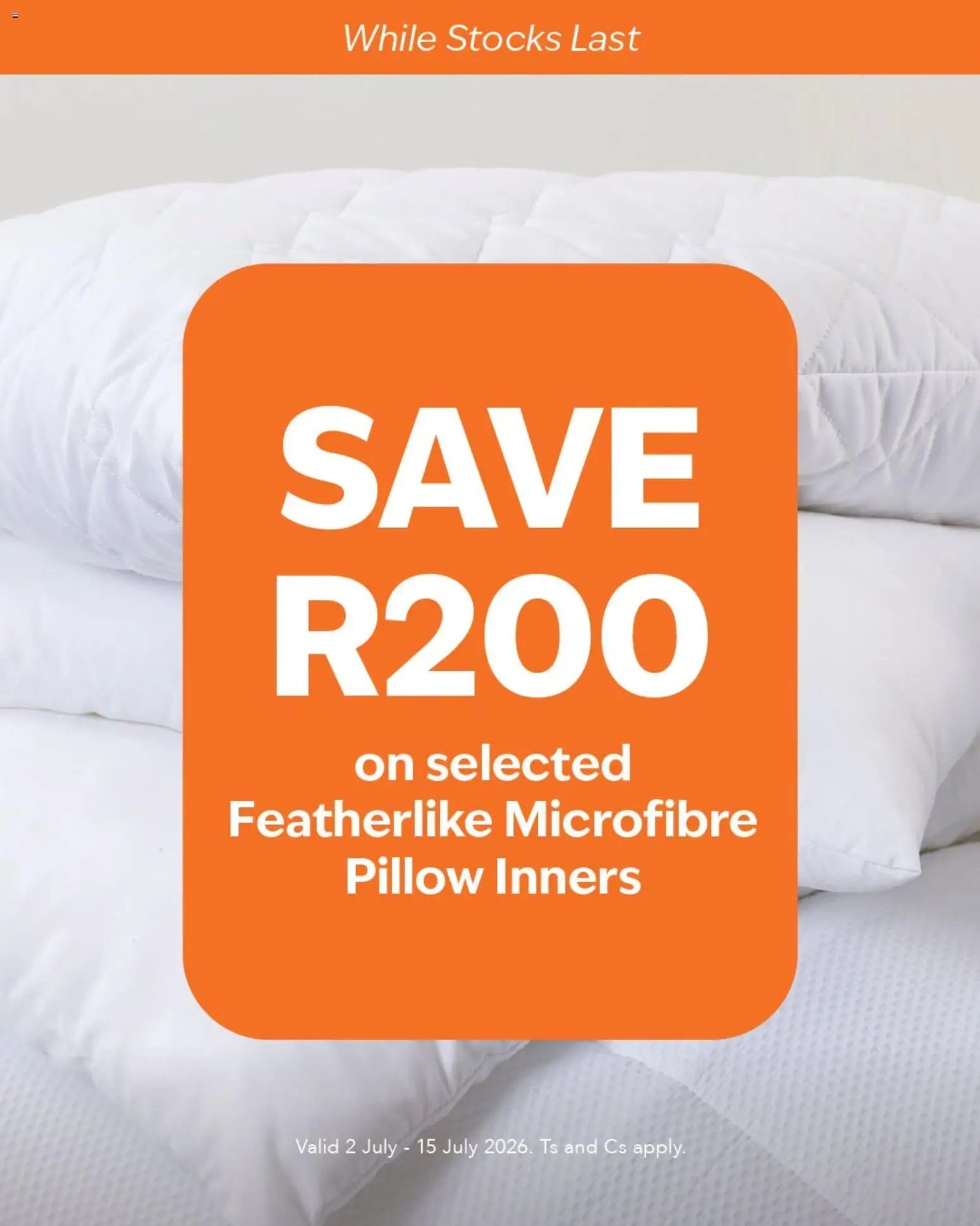 Sheet Street Save R200