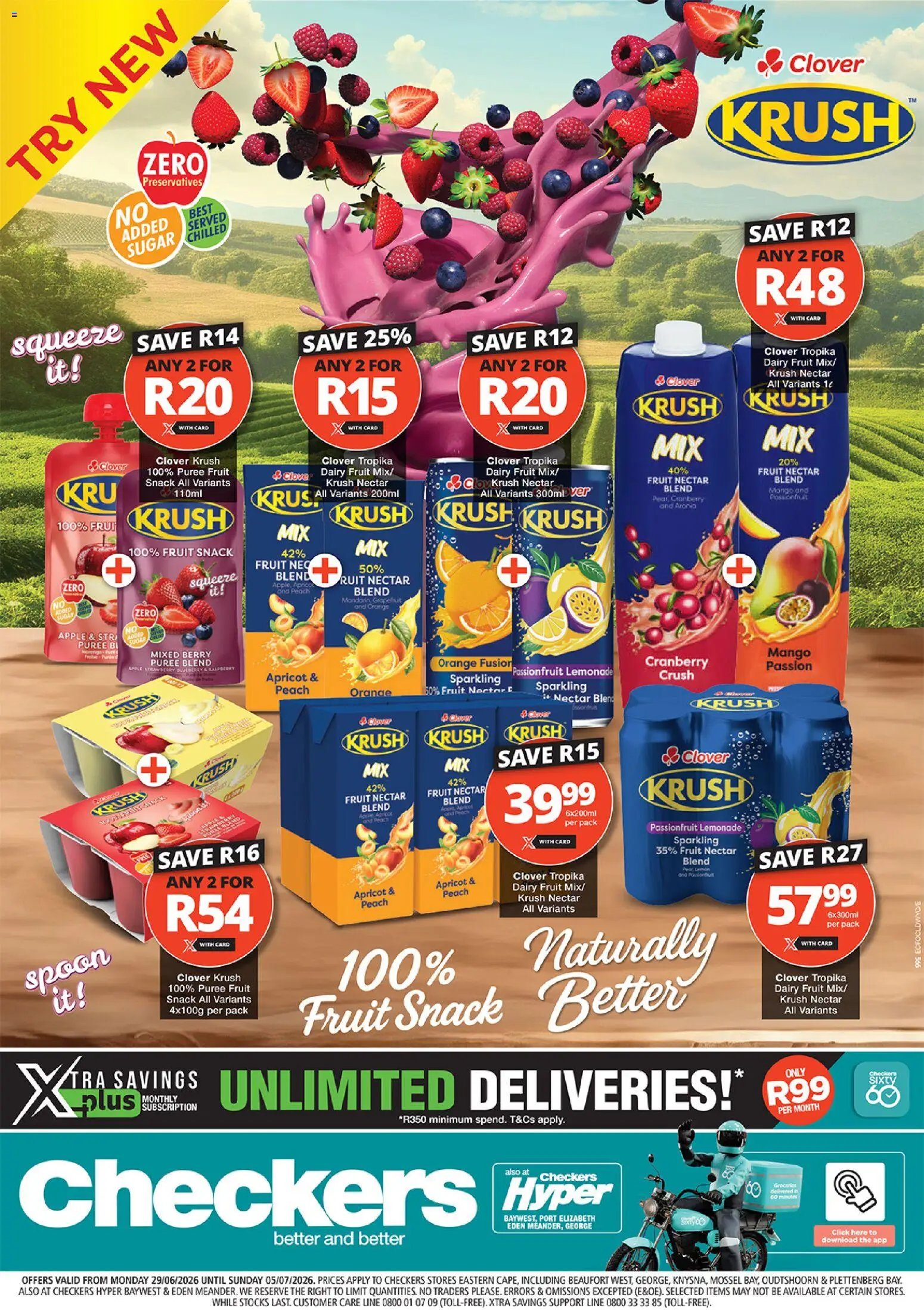 Checkers Eastern Cape - Clover Krush Promotion