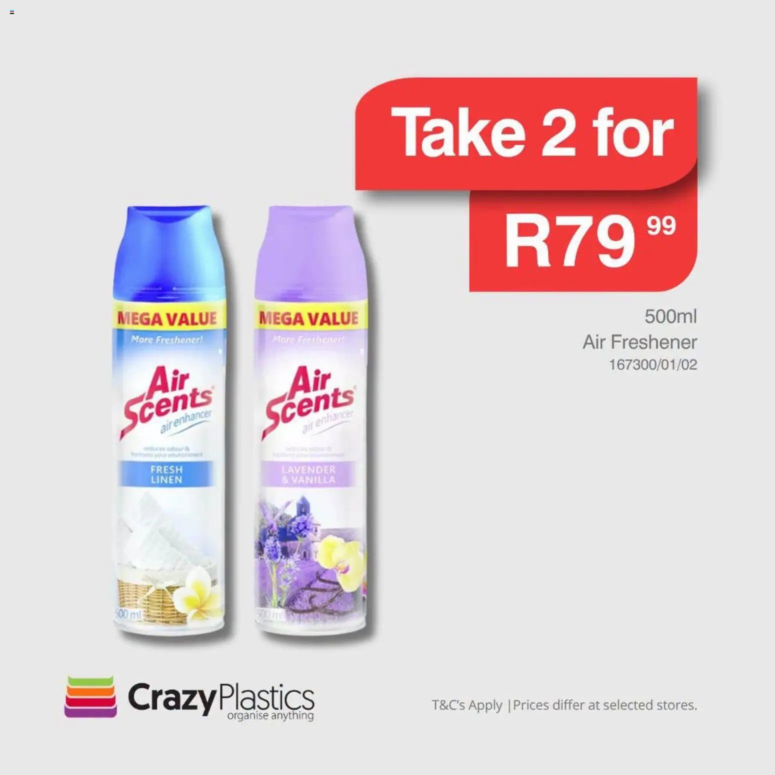 Crazy Plastics Fresh-smelling home