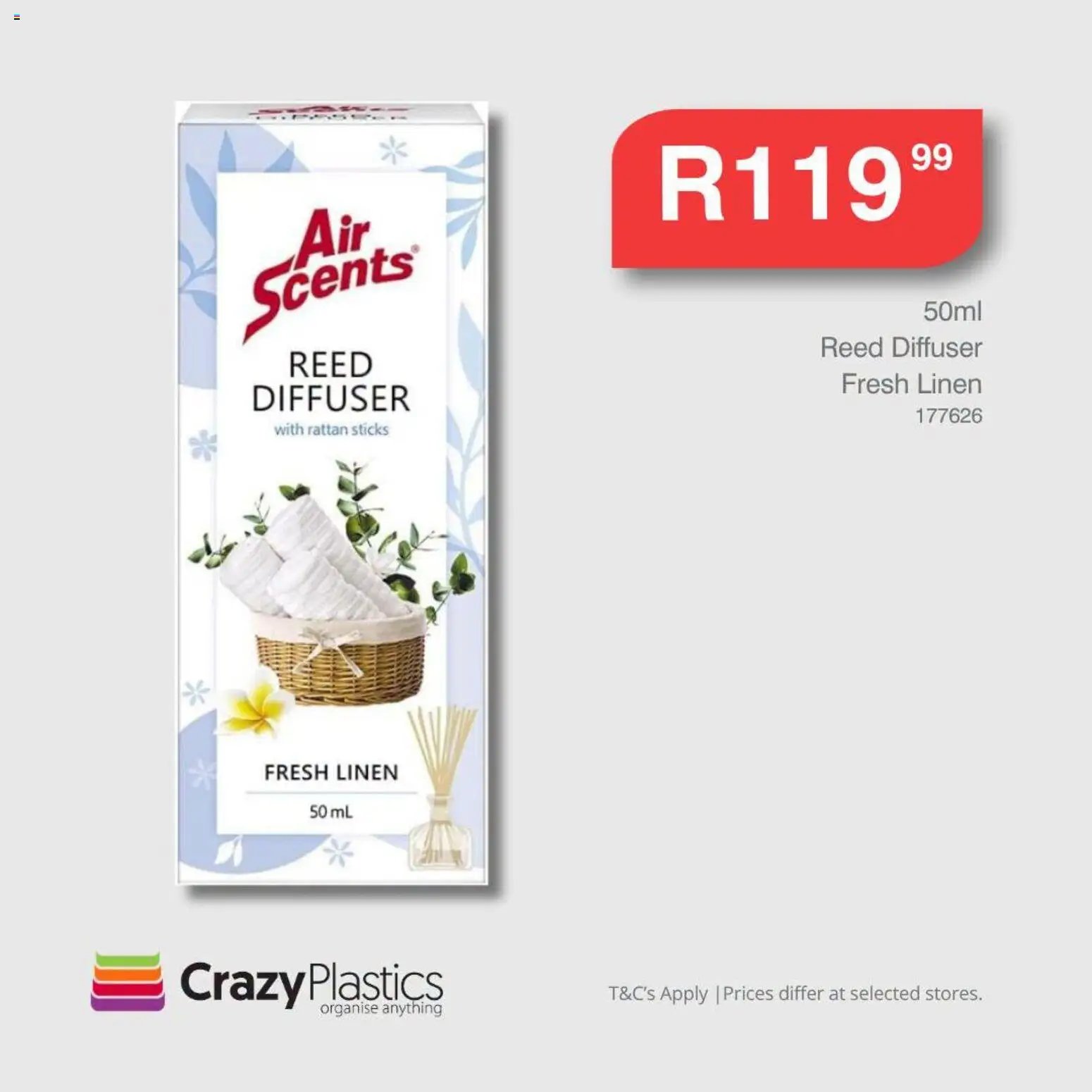 Crazy Plastics Fresh-smelling home