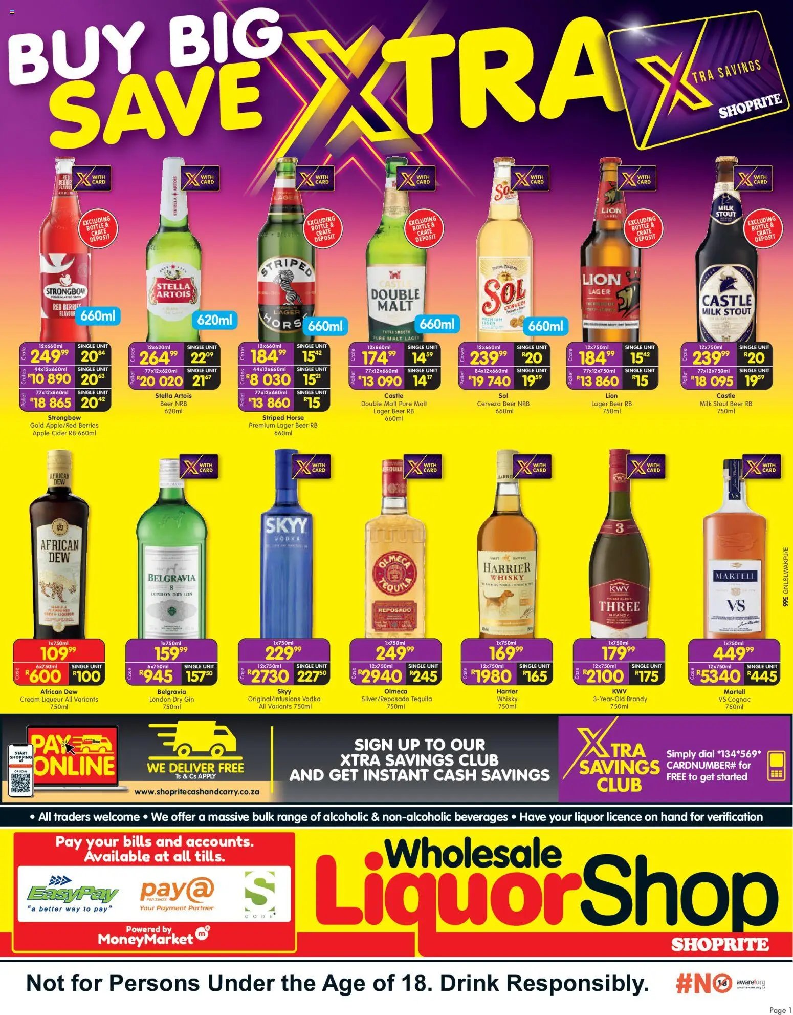 Shoprite - Wholesale LiquorShop Savings Selected Stores