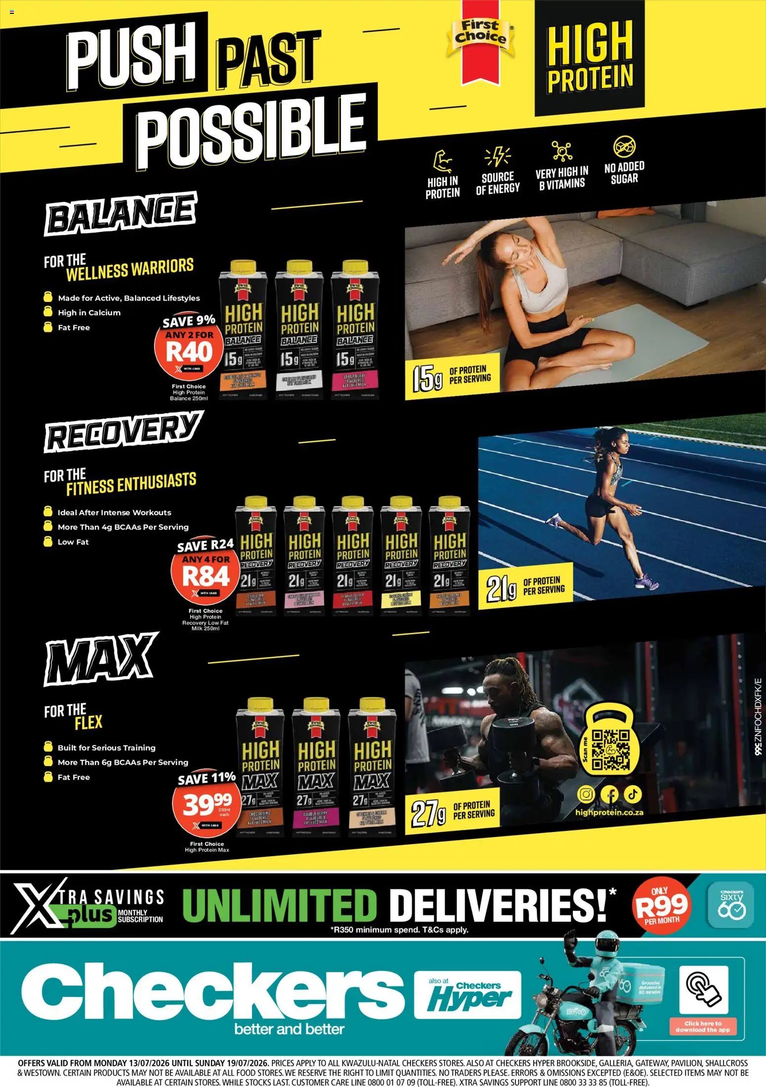 Checkers - Kwazulu Natal - First Choice High Protein Promotion