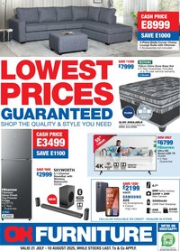 OK Furniture - Eswatini  Specials (2025-07-21 - 2025-08-10)