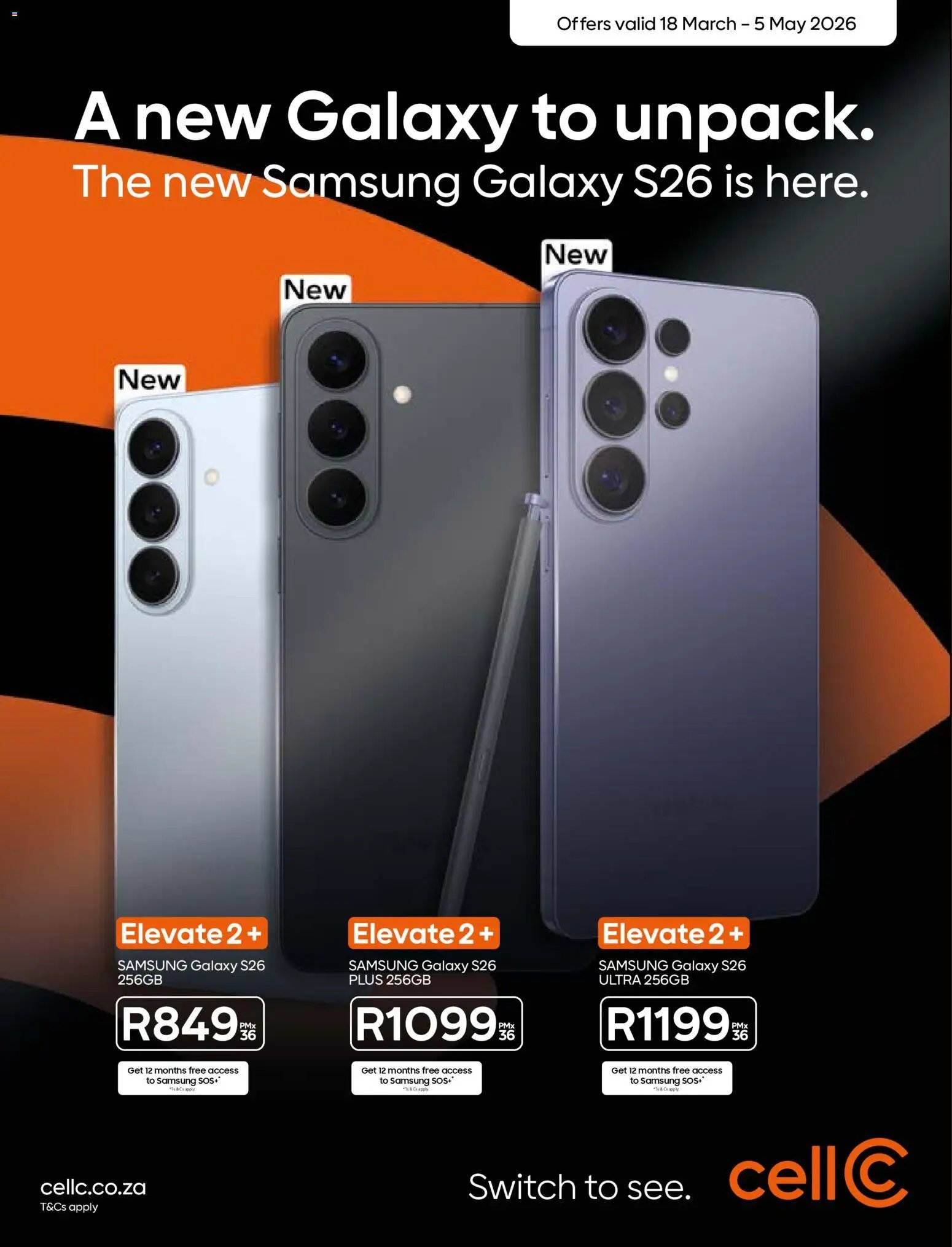 Cell C - Contract Deals (2026-03-18 - 2026-05-05) | 1