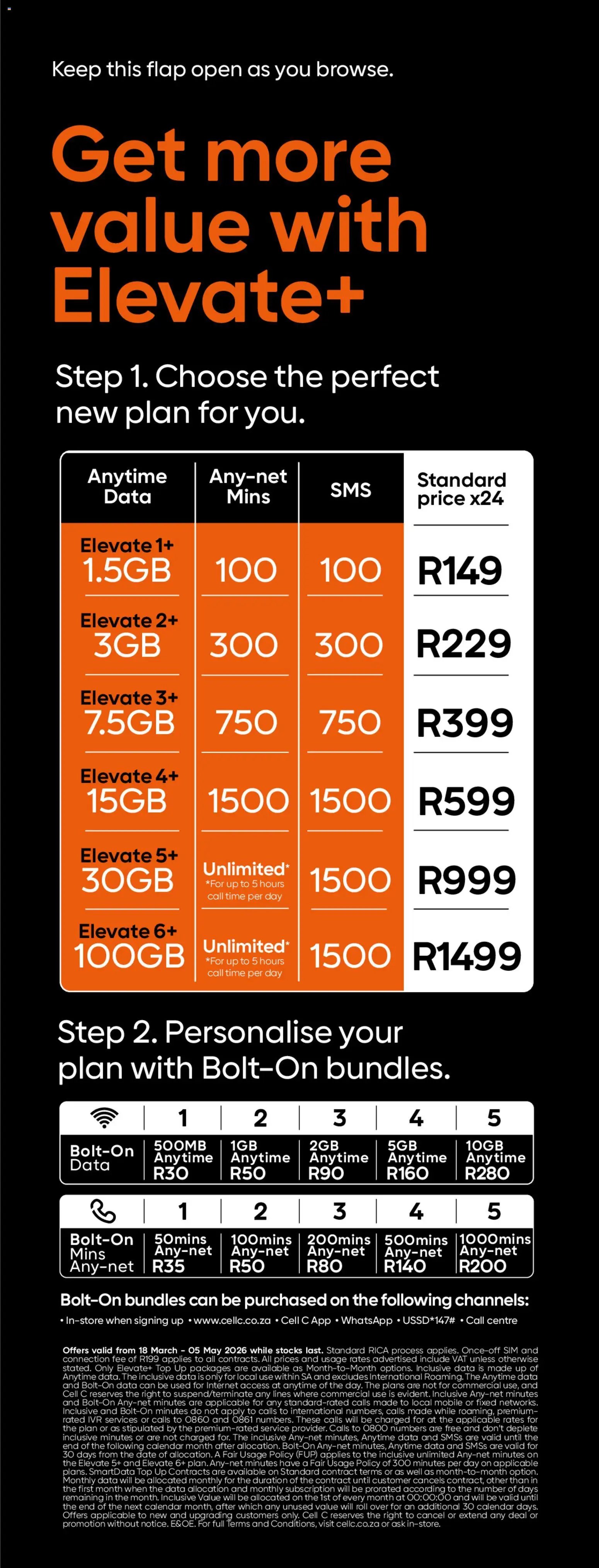 Cell C - Contract Deals (2026-03-18 - 2026-05-05) | 3