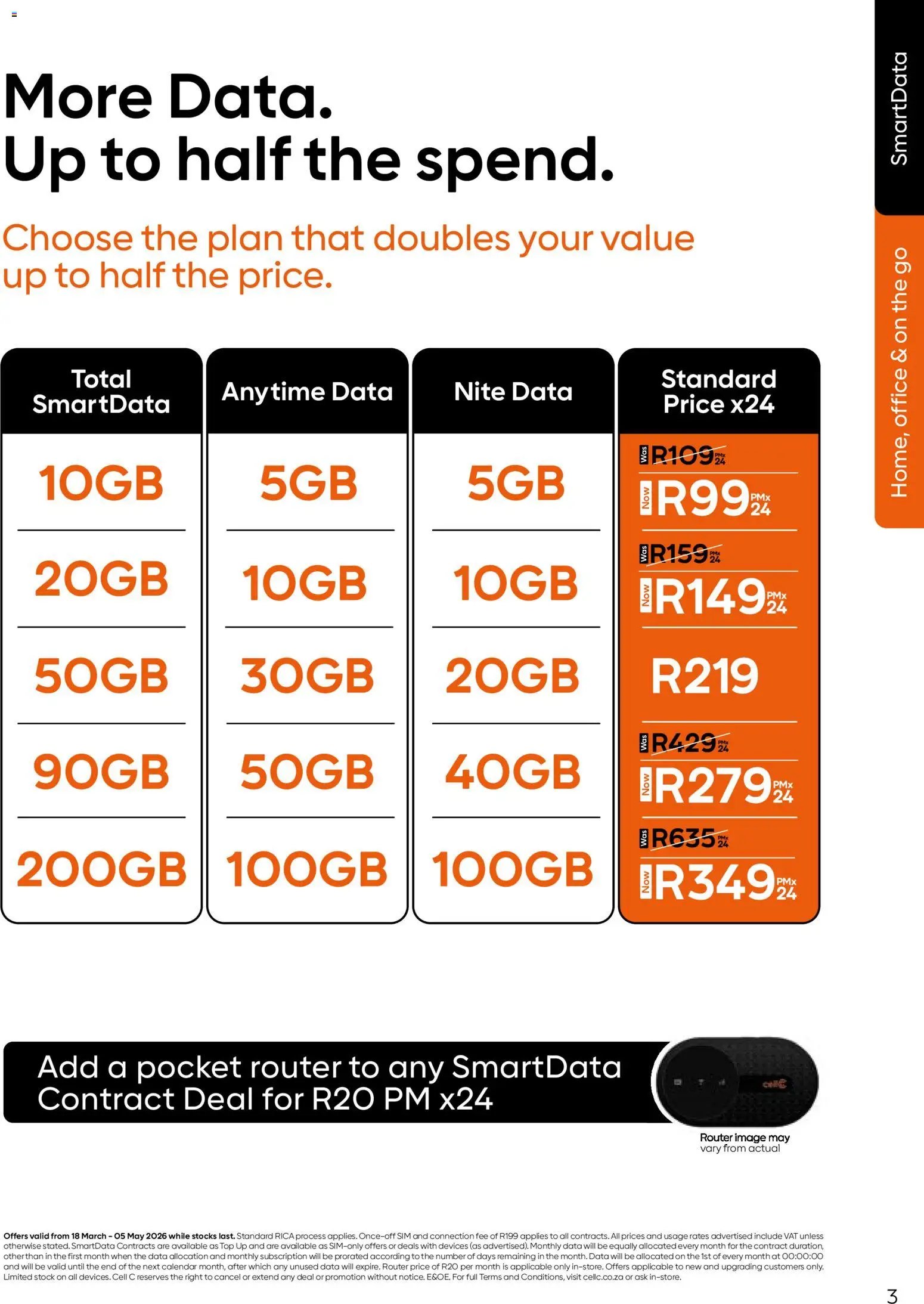Cell C - Contract Deals (2026-03-18 - 2026-05-05) | 5