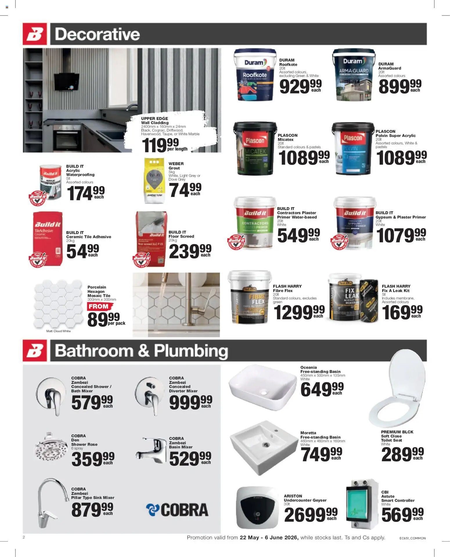 Build It Eastern Cape - Specials