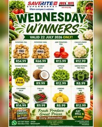 Saverite Wednesday Winners