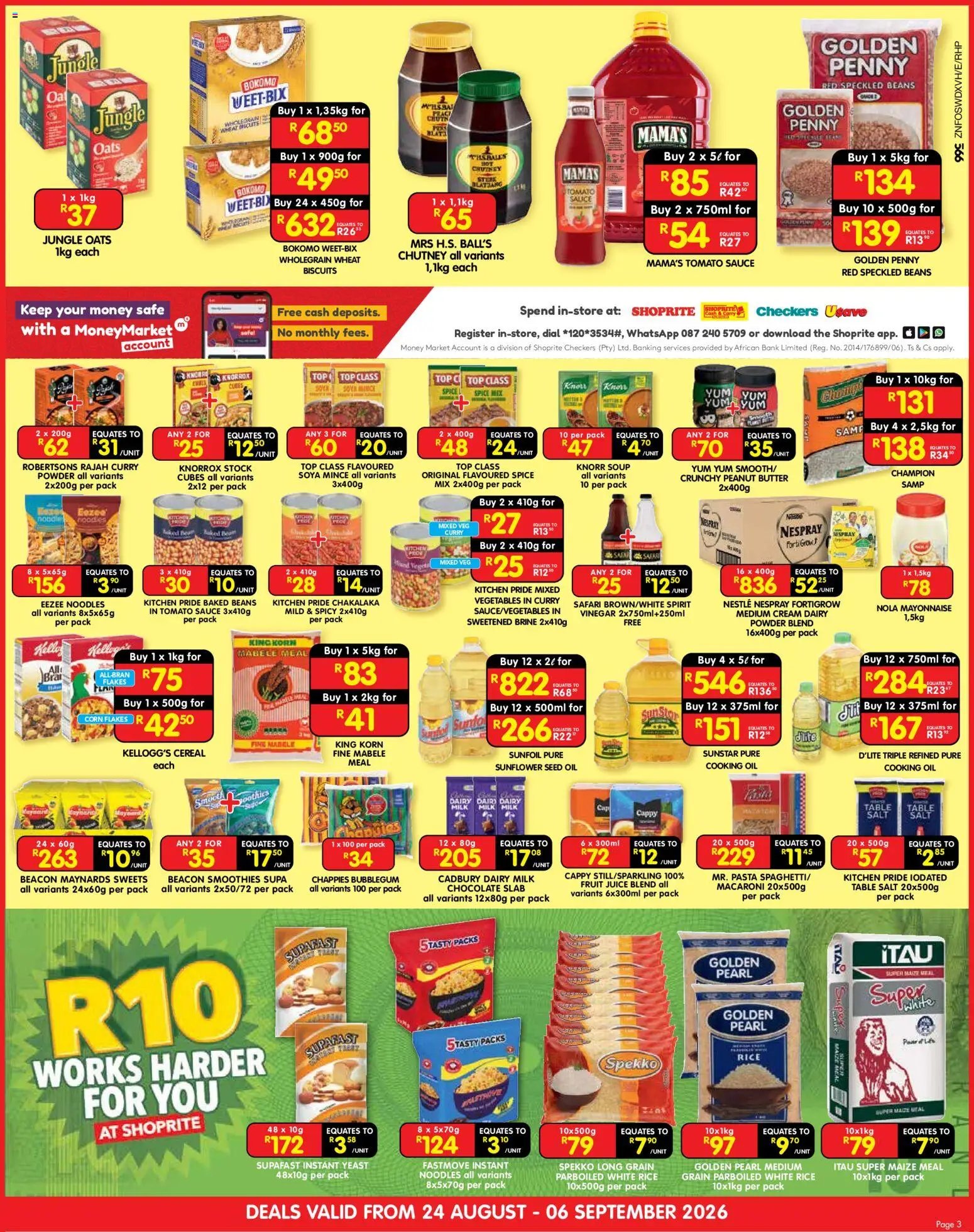 Shoprite - Cash & Carry Spring Savings Durban & Mount Frere