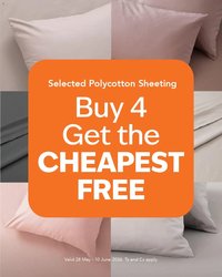 Sheet Street Buy 4 Get the Cheapest Free