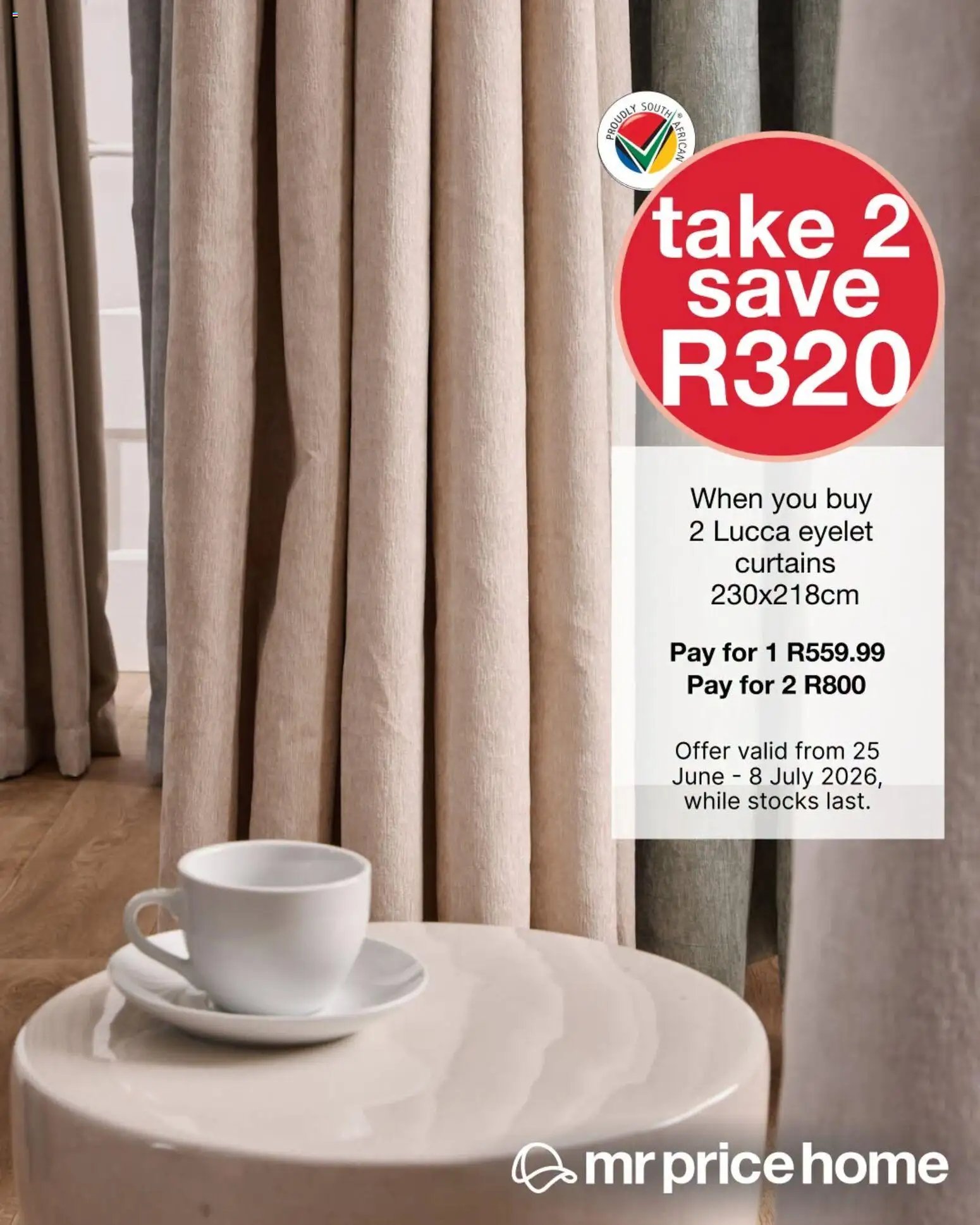 MRP Home Curtain specials