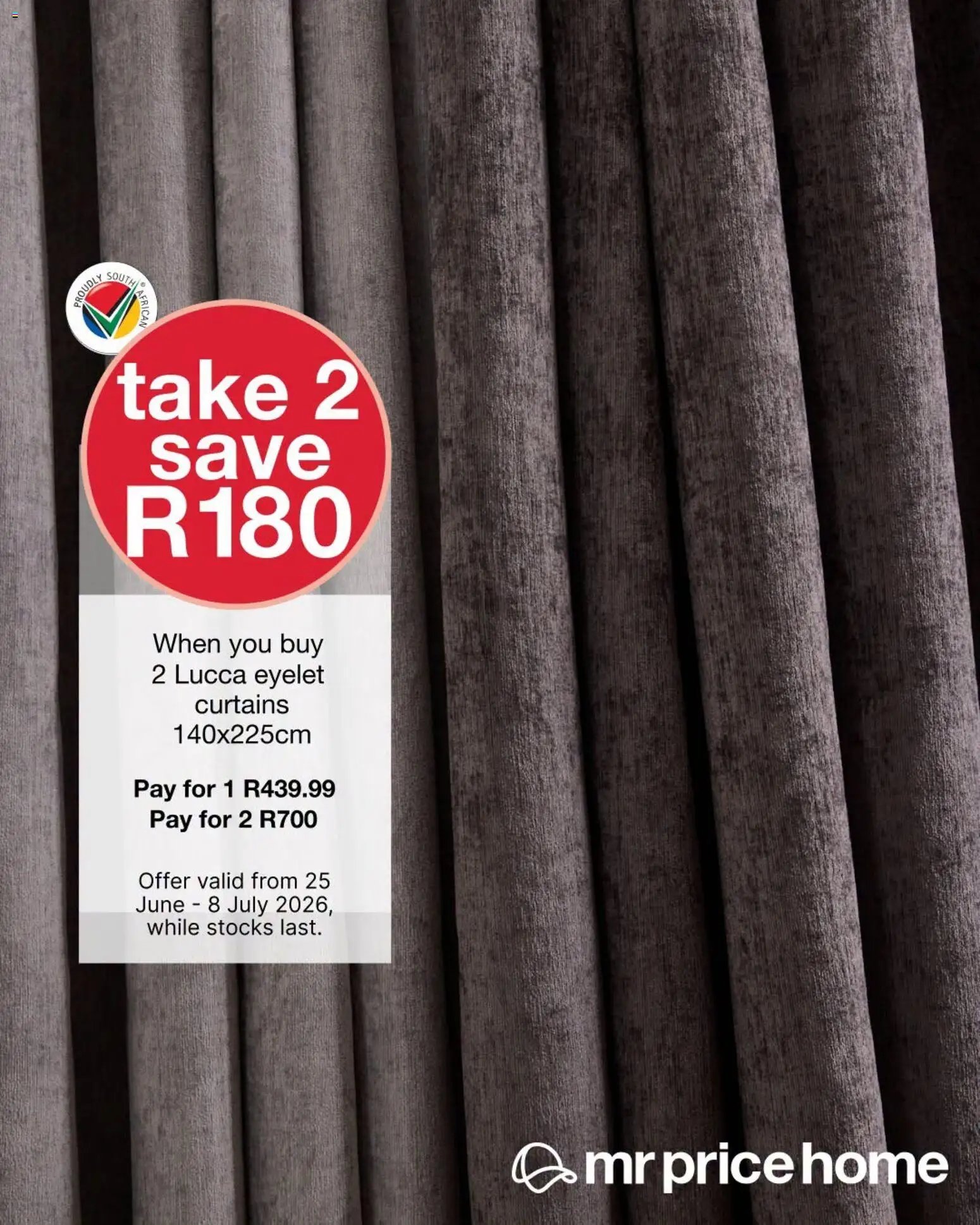 MRP Home Curtain specials
