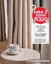 MRP Home Curtain specials